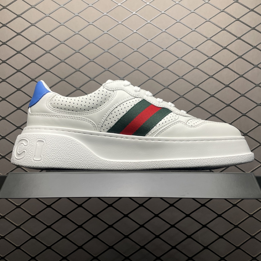 代购专供品质 Gucci 古驰 Screener 厚底休闲鞋 厚底增高系列 全新版本出货 正确版型 高端