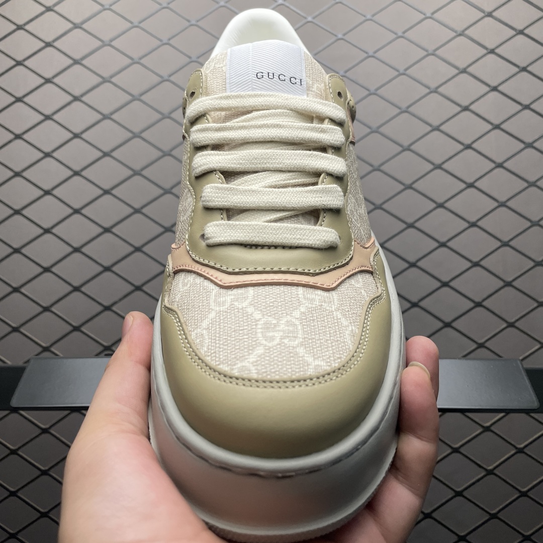 代购专供品质 Gucci 古驰 Screener 厚底休闲鞋 厚底增高系列 全新版本出货 正确版型 高端