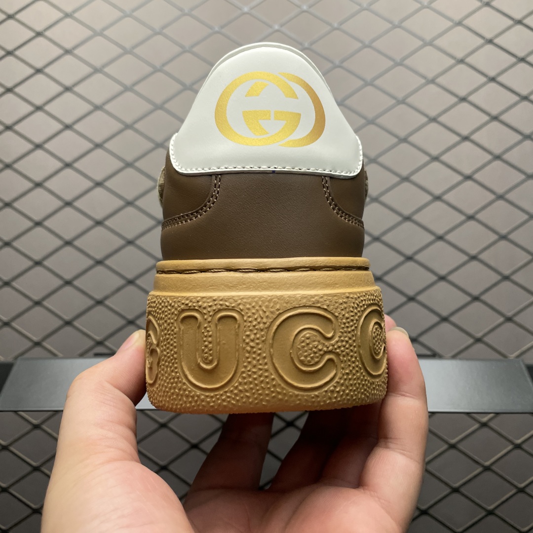 代购专供品质 Gucci 古驰 Screener 厚底休闲鞋 厚底增高系列 全新版本出货 正确版型 高端