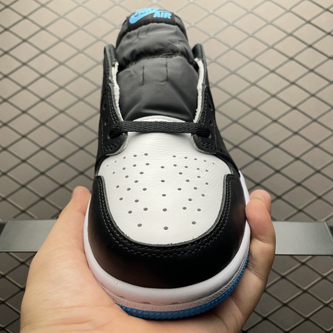 S纯原版本 Jordan Air Jordan 1 Low 'Black and Dark Powder