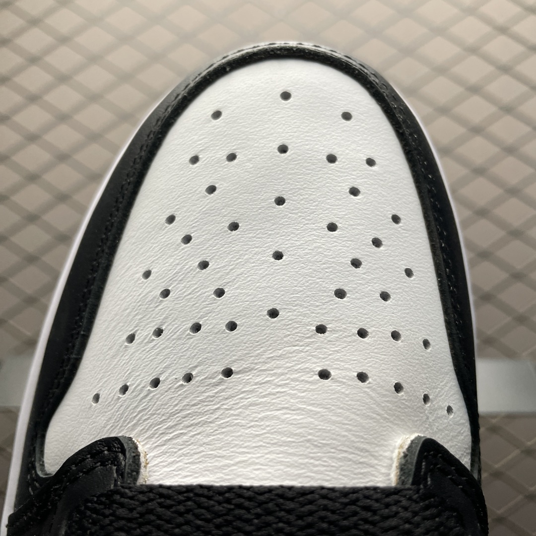 S纯原版本 Jordan Air Jordan 1 Low 'Black and Dark Powder