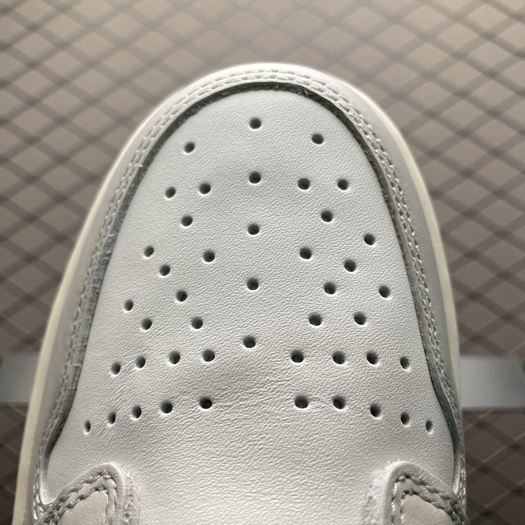 S纯原版本 Jordan Air Jordan 1 LOW OG “蛇年/CNY” 白灰渐变 AJ1乔1
