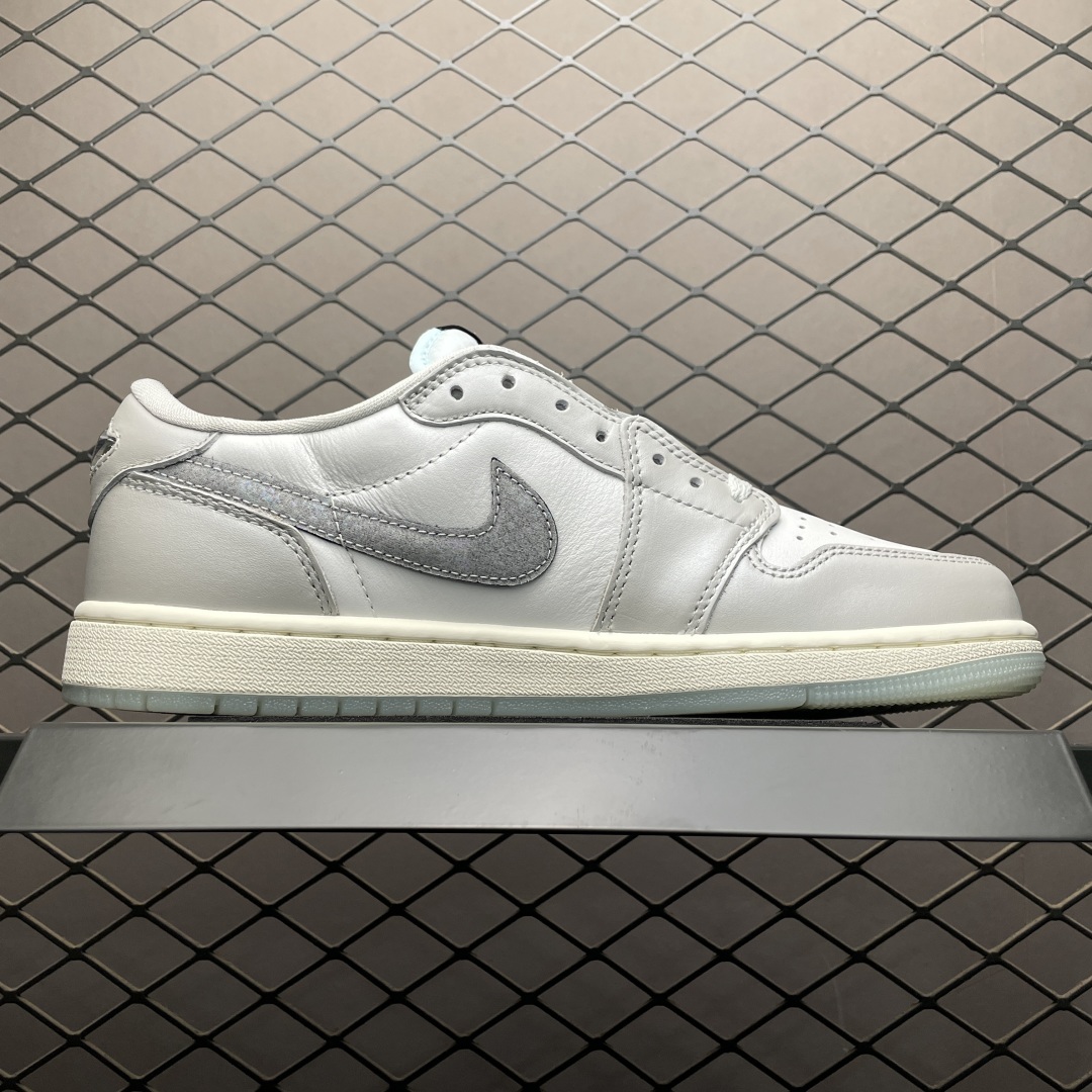 S纯原版本 Jordan Air Jordan 1 LOW OG “蛇年/CNY” 白灰渐变 AJ1乔1