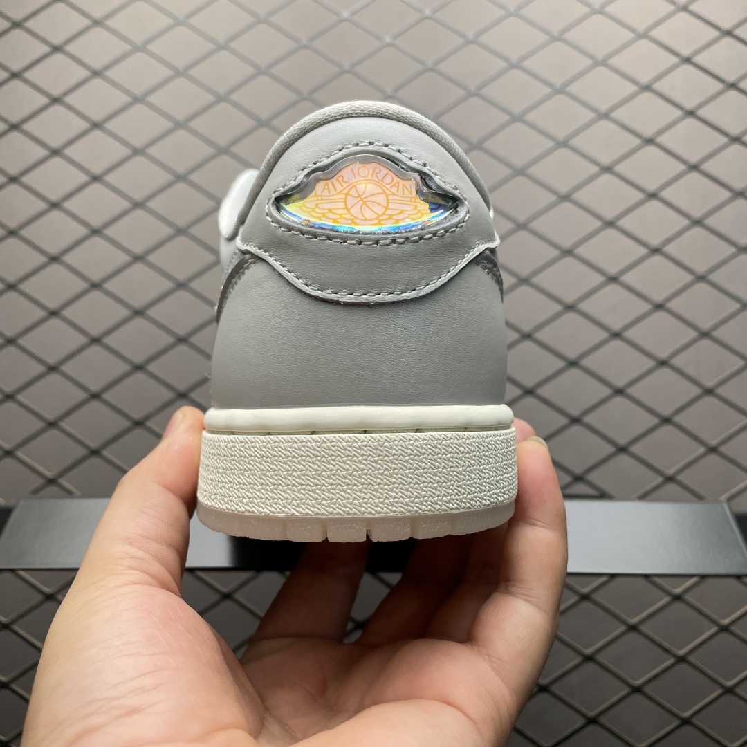S纯原版本 Jordan Air Jordan 1 LOW OG “蛇年/CNY” 白灰渐变 AJ1乔1