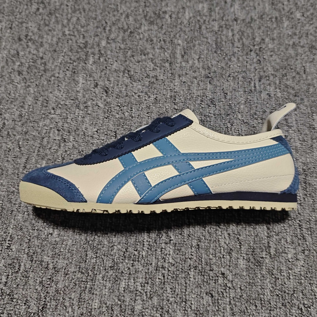 Onitsuka Tiger White Leather Sneakers with Silver Stripes - Sizes 36-45 8 cmp i1758131463950 2318 0 4