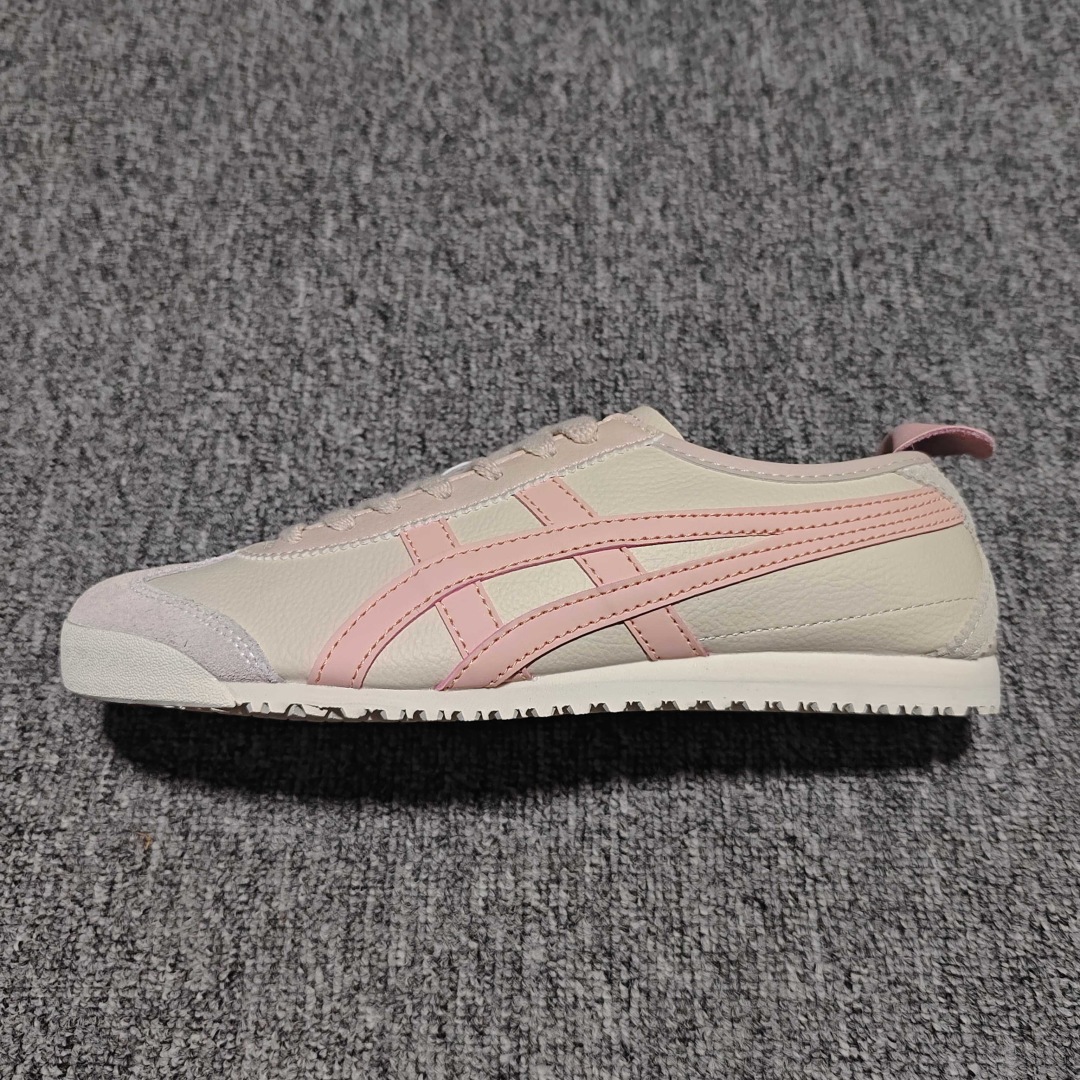 Onitsuka Tiger White Leather Sneakers with Blue and Red Stripes 7 cmp i1758131506255 4429 0 3