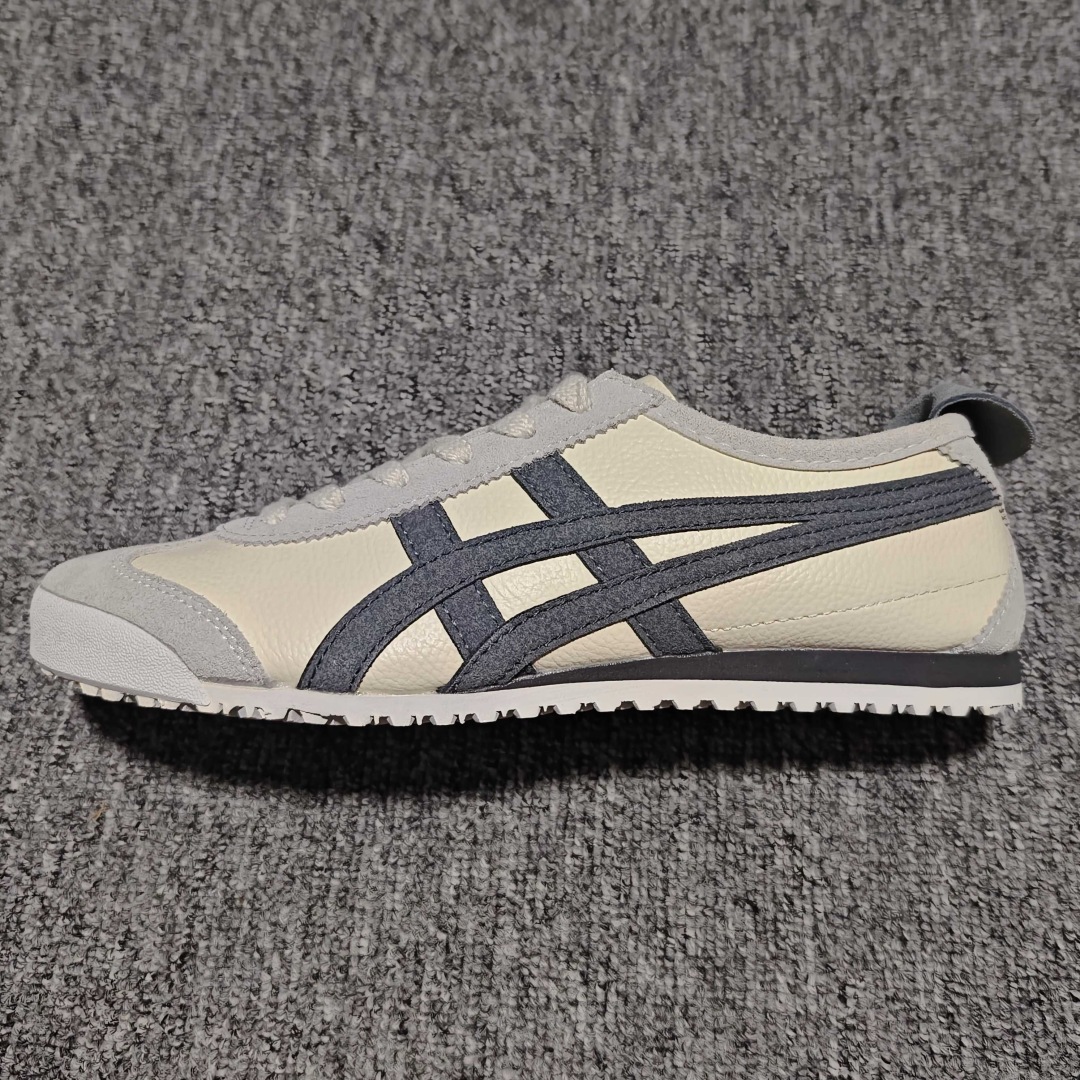 Onitsuka Tiger White Leather Sneakers with Blue and Red Stripes 3 cmp i1758131506255 7493 0 0