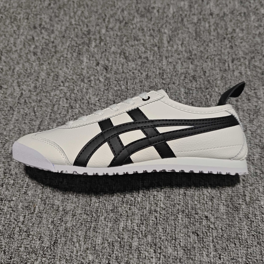 Onitsuka Tiger White Leather Sneakers with Blue and Red Stripes 9 cmp i1758131506256 6221 0 2