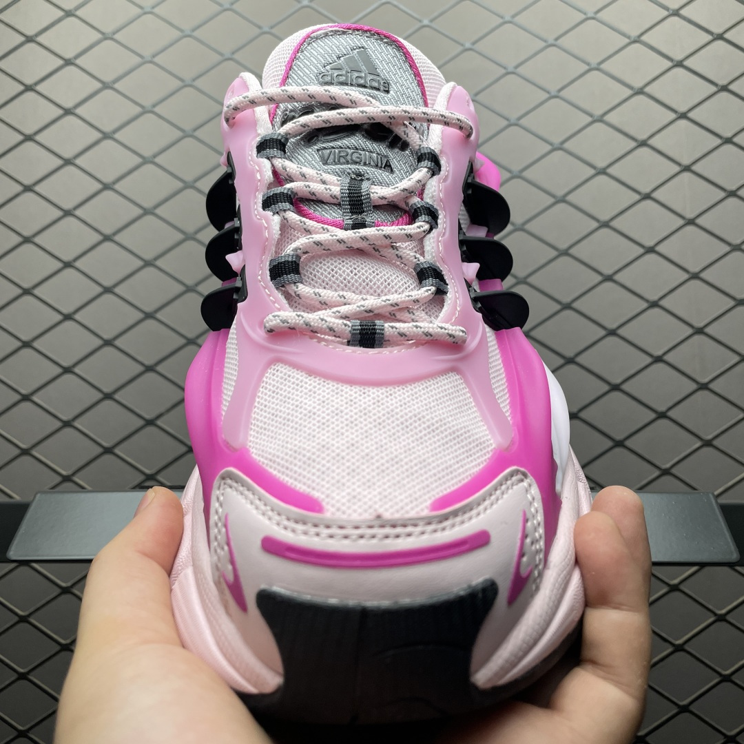 图片[9]-外贸爆款 Pharrell x AD Adistar Jellyfish 联名款低帮复古风老爹鞋 JP9273 未来科技感十足 以3D风格焕新演绎标志性三条纹 为造型添上点睛之笔 金属质感视觉效果TPU自带哑光反射 非常的细节 最大的亮点无疑是鞋屁股 大块的tpu包裹 让增高的大底不再突兀 更显腿长脚细 尺码：36 36.5 37 38 38.5 39 40 40.5 41 42 42.5 43 44 44.5 45 46 47-选品中心