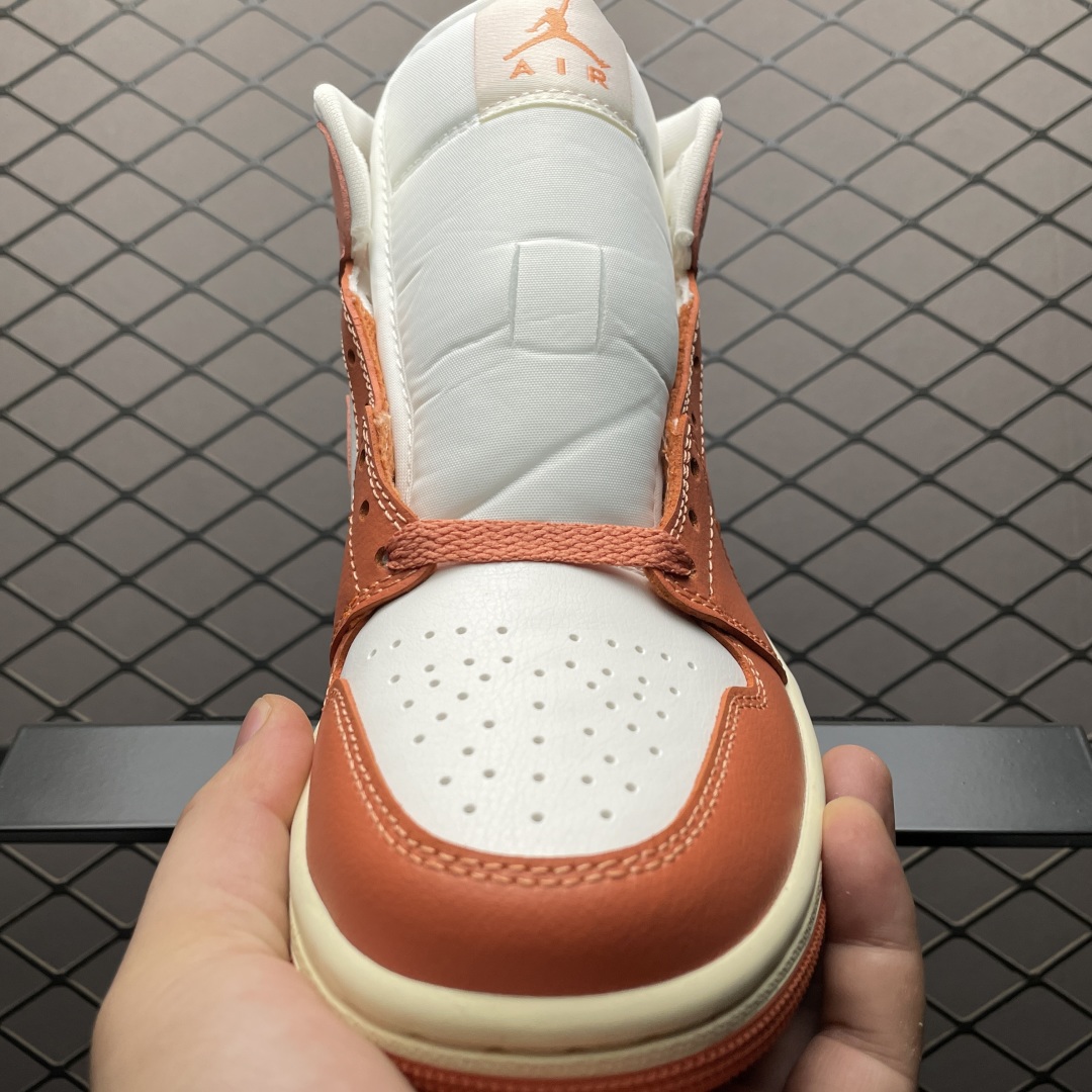 Air Jordan 1 Mid AJ1乔1中帮文化篮球鞋 BQ6472-180 市售最高品质 原鞋开发