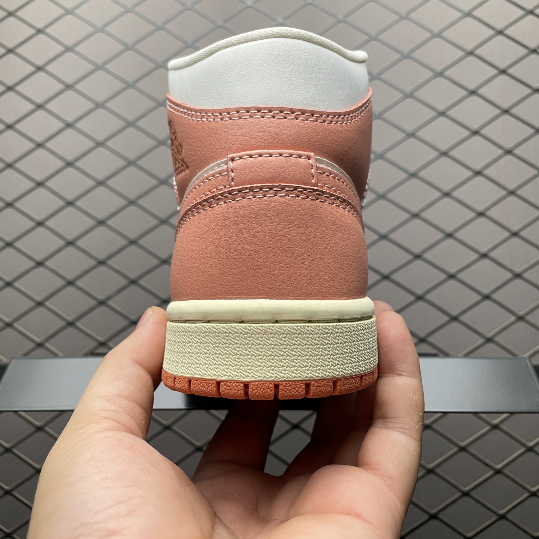 Air Jordan 1 Mid AJ1乔1中帮文化篮球鞋 BQ6472-180 市售最高品质 原鞋开发