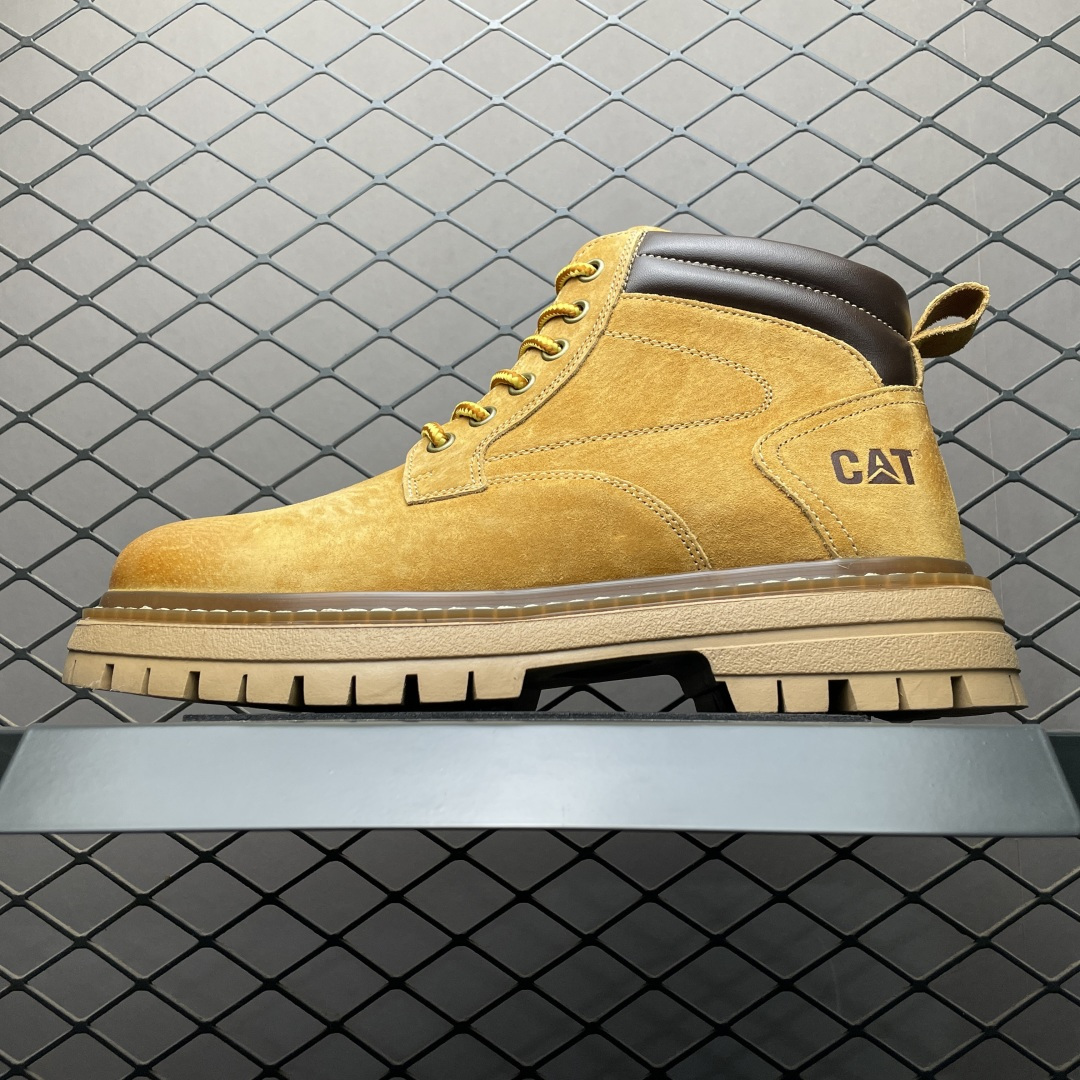 💰280 Cat 卡特 P721915 客制款 低帮工装鞋 面料采用磨砂牛皮 给您完美的穿着体验 质量考究耐穿 型男必备 专治不帅 高品质脚感一流 尺码:38 39 40 41 42 43 44 偏大一码 编号:33IFTU22A
