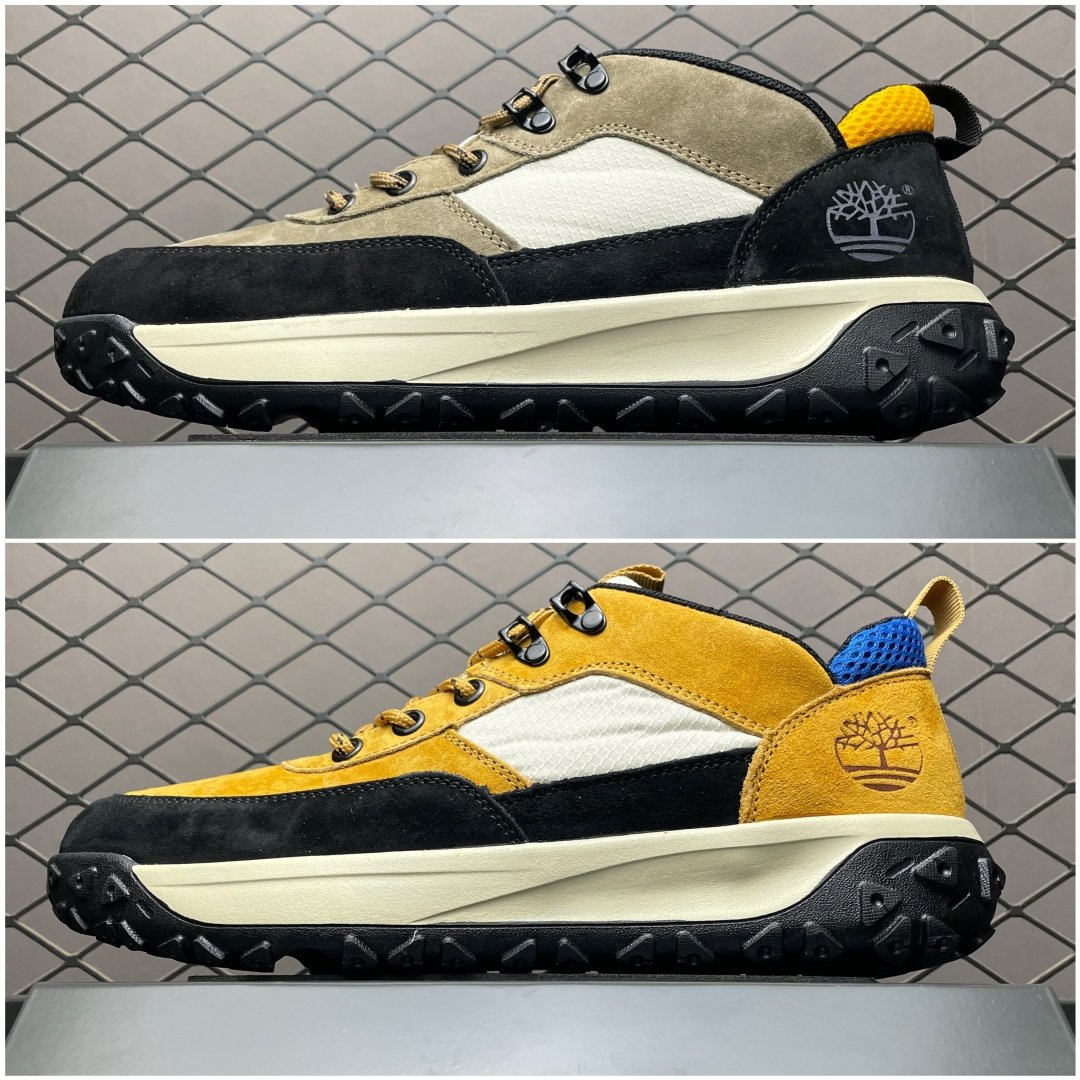 220 Timberland 添柏岚/天伯伦 客制款 户外低帮休闲鞋 广东大厂品质 鞋面采用磨砂细纹牛皮