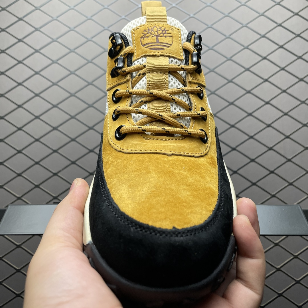 220 Timberland 添柏岚/天伯伦 客制款 户外低帮休闲鞋 广东大厂品质 鞋面采用磨砂细纹牛皮