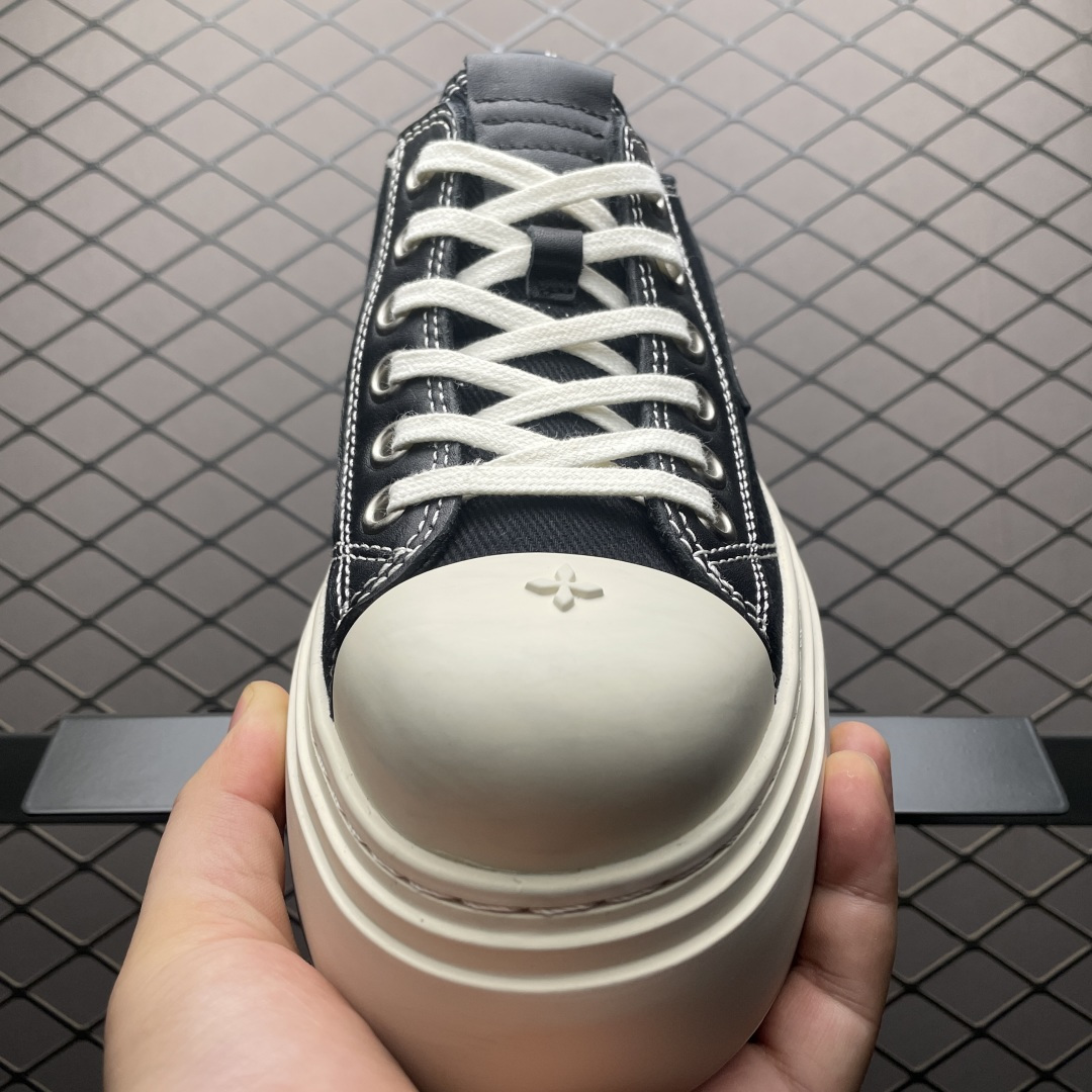 福利特价🔥M版纯原 SMFK COMPASS METEOR ROVE流星经典款纯色做旧脏脏鞋球鞋 低帮厚