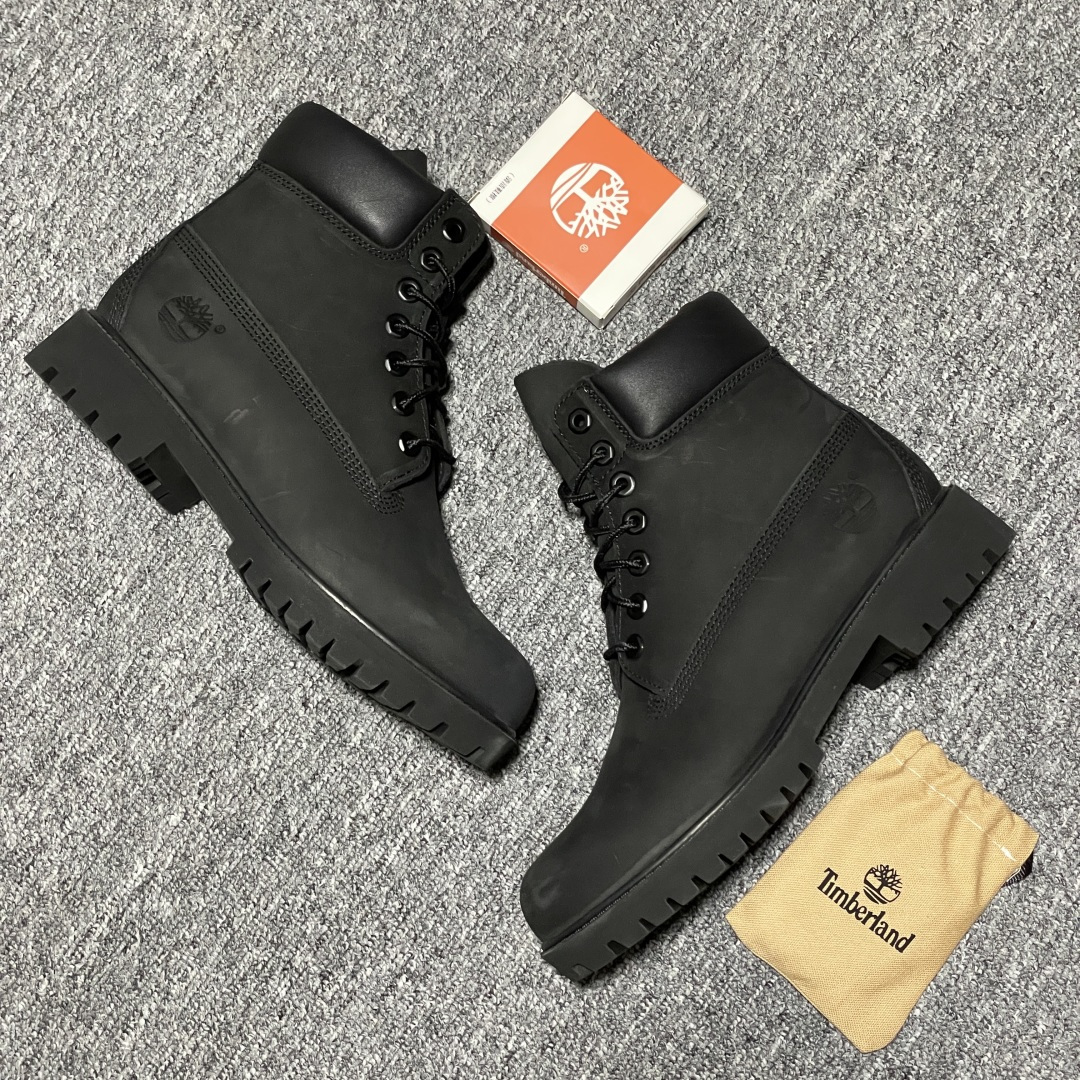 S版纯原 Timberland 添柏岚/天伯伦 经典黑高 工装靴 各方面品质均有提升 全新订单 高端零售