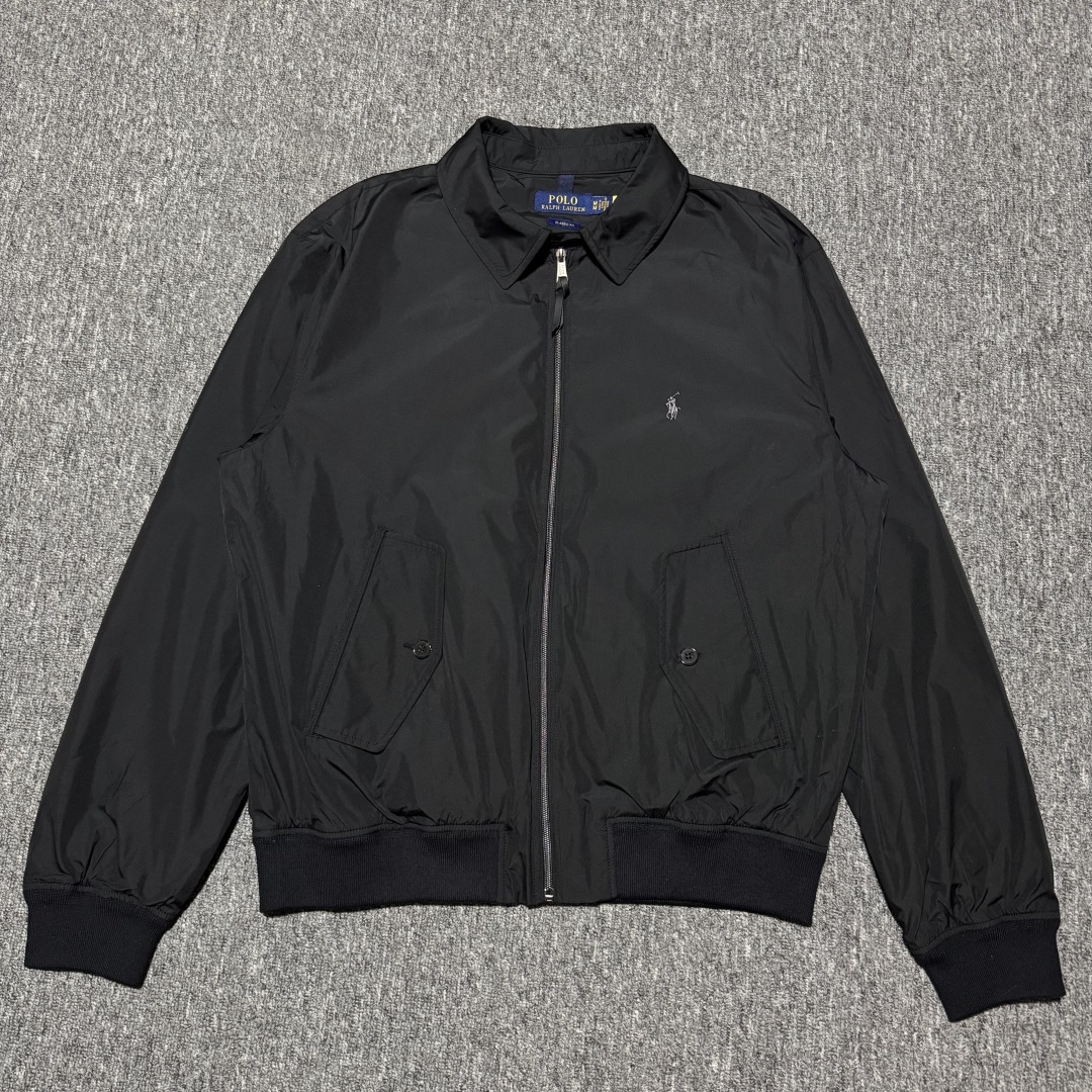 S# Ralph Lauren 拉夫劳伦 黑色 小马标双袋纽扣夹克外套 真正原版购回开发打版 高端零售专