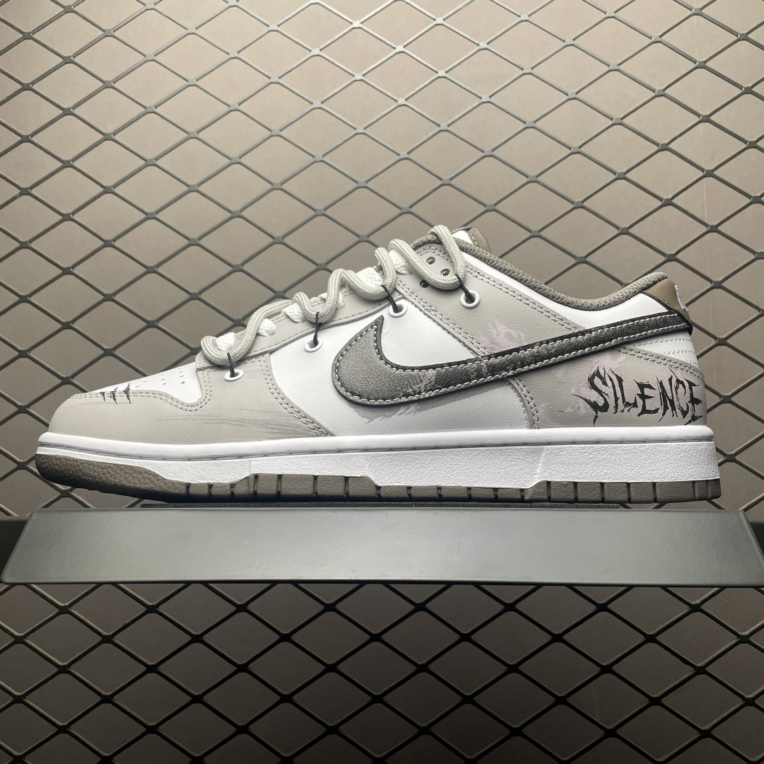 NK Dunk Low 客制款 低帮休闲板鞋 HF5441-111 尺码：40 40.5 41 42 42.5 43 44 44.5 45 46-选品中心