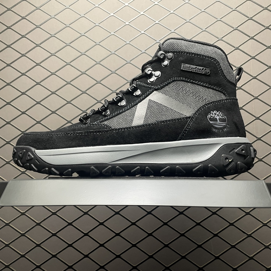 Timberland 添柏岚/天伯伦 客制款 户外高帮休闲鞋系列 A67JC 广东大厂品质 原盒原包装 面料采用磨砂细纹牛皮 搭配防臭防腐真皮乳胶鞋垫 给您完美的穿着体验 质量考究耐穿 型男必备 专治不帅 高品质脚感一流 尺码：39 40 41 42 43 44-选品中心