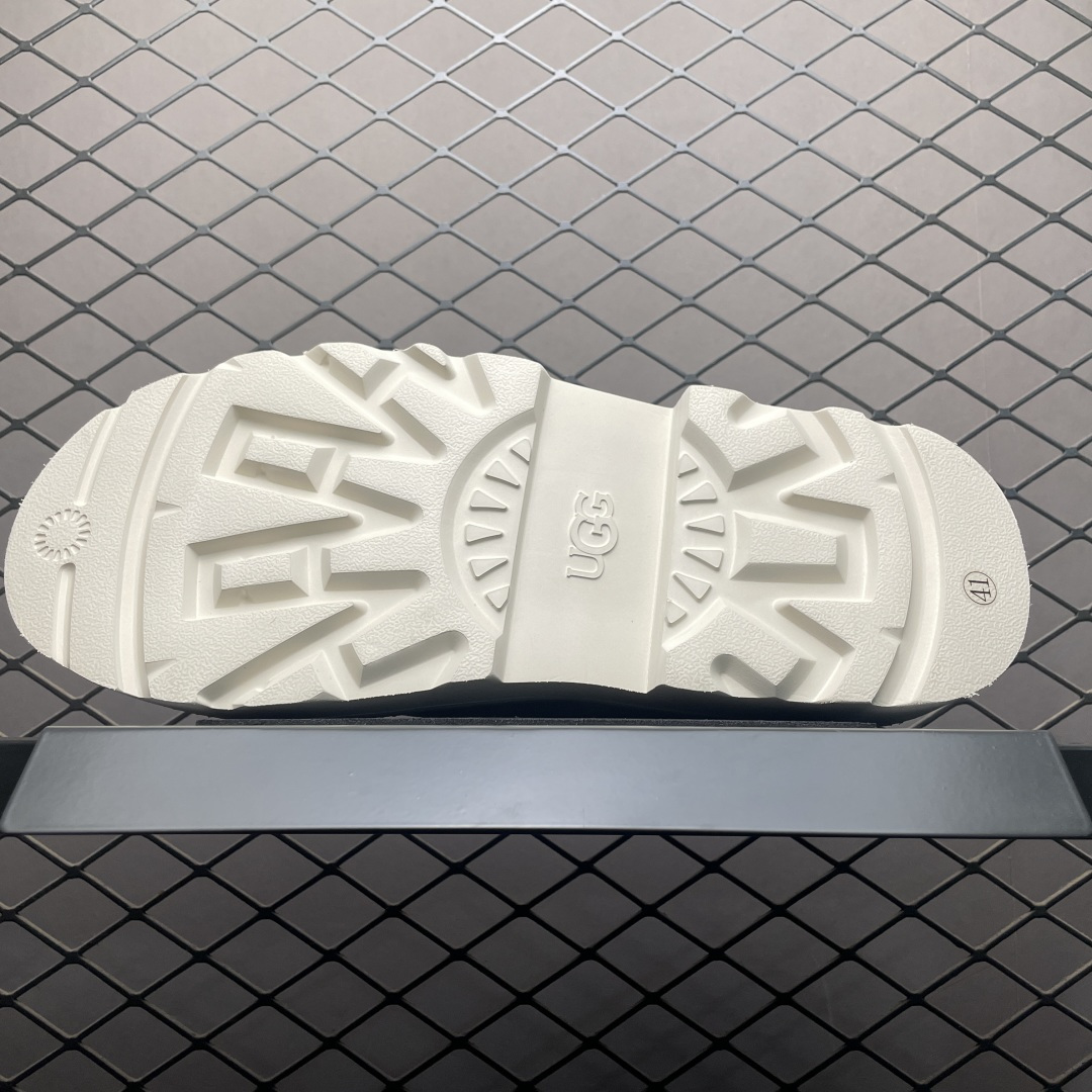 图片[5]-UGG Tasman Lug 2025 新款 塔斯曼系列男鞋 1166913 鞋面采用牛剖层 内里透气网面 传统Eva轻翼大底 档次与舒适并存 一脚蹬设计 穿脱自如 搭配阔腿工装 美式复古巴恩风 鞋头有油蜡做旧感 潮范轻松拿捏 内增加绒鞋垫一副（售后需配件齐全）尺码：40 41 42 43 44-选品中心