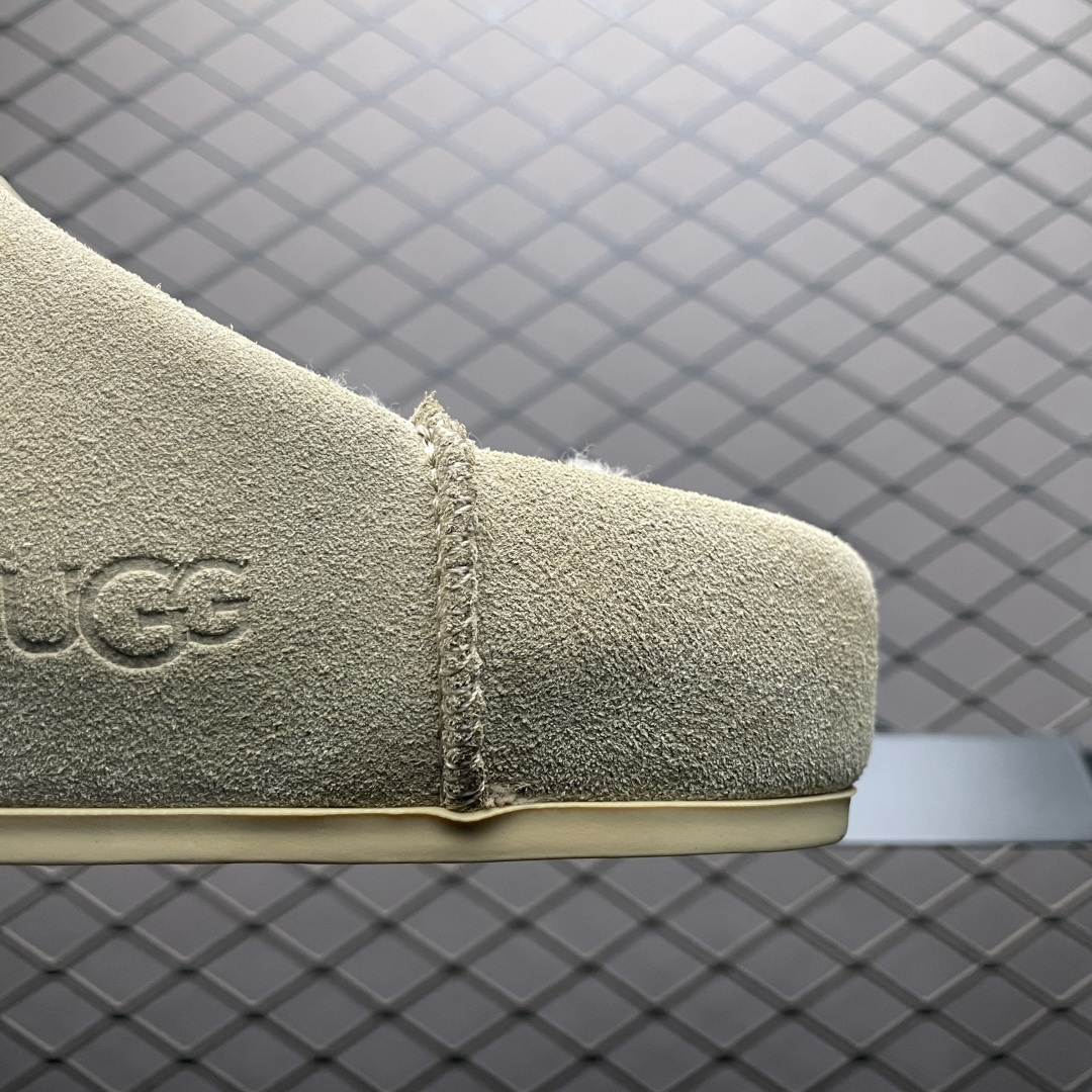 图片[4]-X1版 UGG Elea Slip-On 轻薄一脚蹬 1171390 居家 办公室 空调房室内 易搭配超时髦大长腿福利款 鞋头到鞋垫真羊皮毛一体 带防水工艺 区别市面任何版本 独立原版开发大底 羊绒鞋垫 冬季保暖外出 家居都是很适合的选择 近年uug推出款式系列 局部偏向年轻消费者喜好 也走到时尚潮流穿搭的前沿 鞋身材质 防泼水涂层翻毛皮鞋面 17毫米UGGPURE植入式羊毛内底 轻便防滑舒适橡胶外底 全套包装 尺码： 35 36 37 38 39 40-选品中心