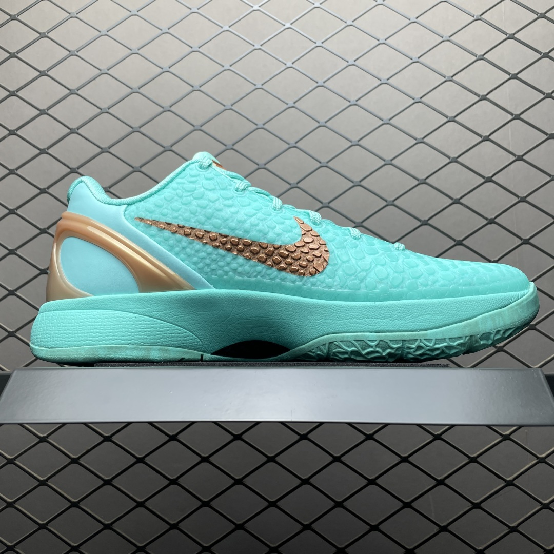 图片[3]-纯原 Jalen Brunson x NK Zoom Kobe 6 Protro \” Statue of Liberty\” PE 科比6科比六 实战篮球鞋 IQ5774-300 国内一线头部大厂出品 高端零售 外贸专供品质 原鞋原数据纸板开发 独立私模 尺码：40 40.5 41 42 42.5 43 44 44.5 45 46 47.5 48.5-选品中心