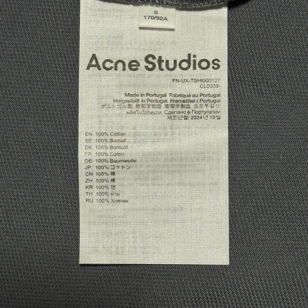 图片[5]-S# Acne Studios 立体绣花长袖 真正原版购回开发打版 高端零售专供 品质保证 100%放心出街 尺码：S M L-选品中心