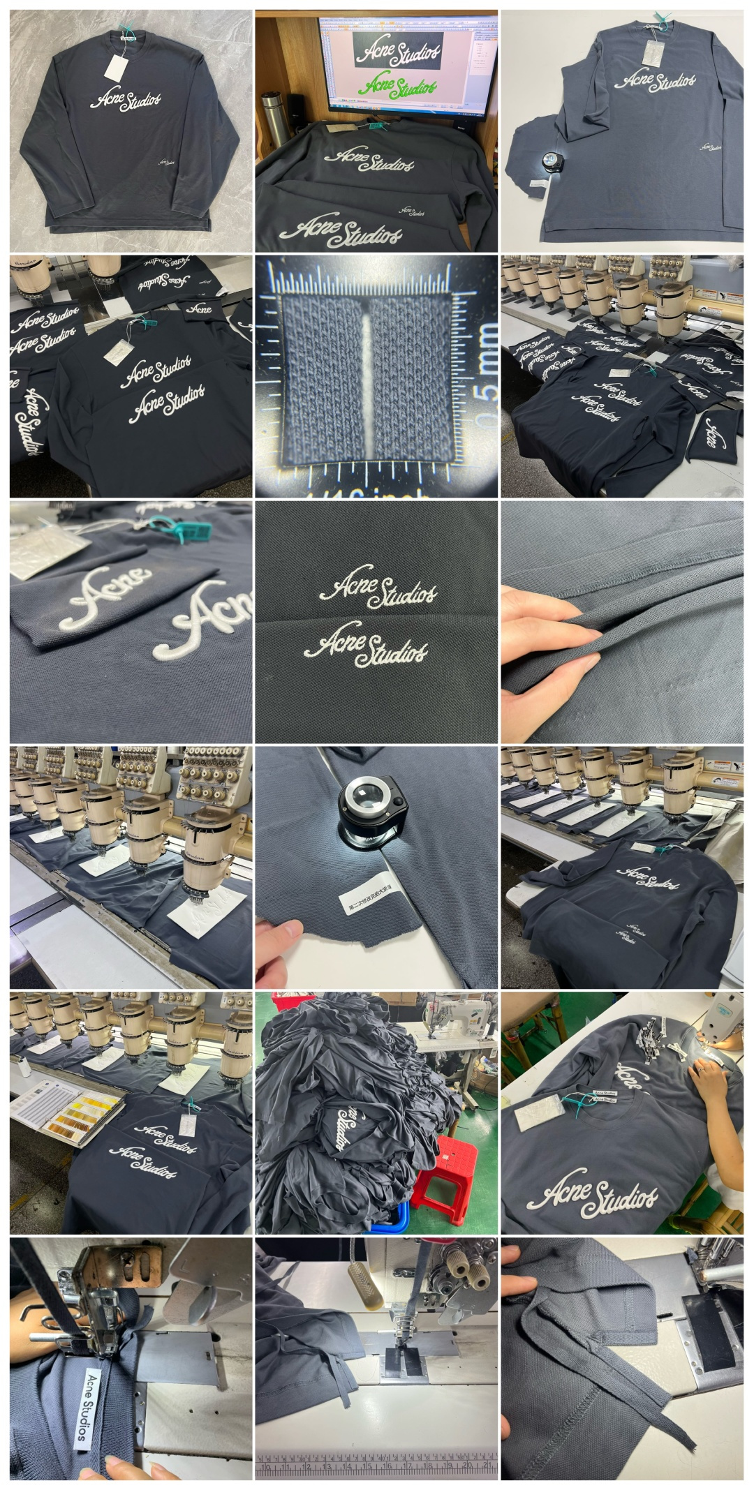 图片[9]-S# Acne Studios 立体绣花长袖 真正原版购回开发打版 高端零售专供 品质保证 100%放心出街 尺码：S M L-选品中心