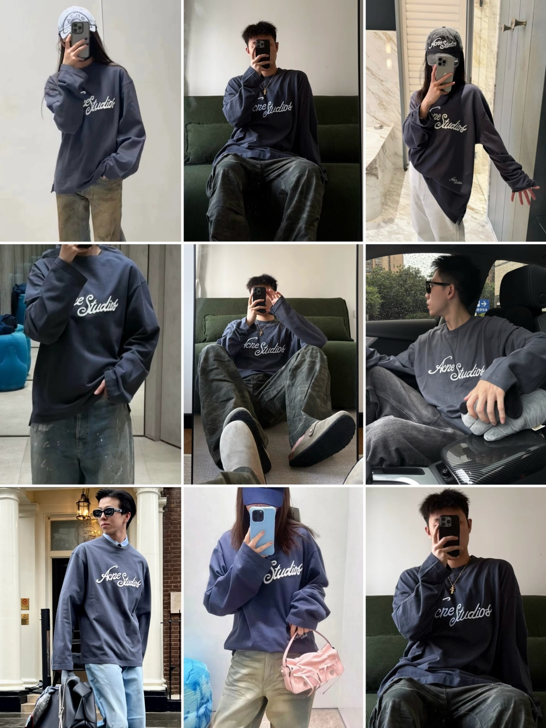 图片[7]-S# Acne Studios 立体绣花长袖 真正原版购回开发打版 高端零售专供 品质保证 100%放心出街 尺码：S M L-选品中心