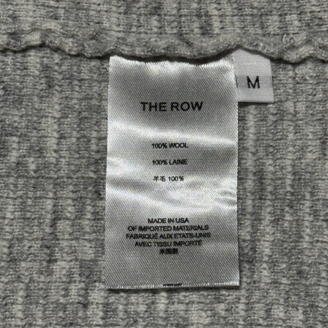 图片[5]-S# The Row 老钱风 羊毛混纺华夫格开衫外套 真正原版购回开发打版 高端零售专供 品质保证 100%放心出街 尺码：S M L (不系扣子可以不用考虑体重)-选品中心