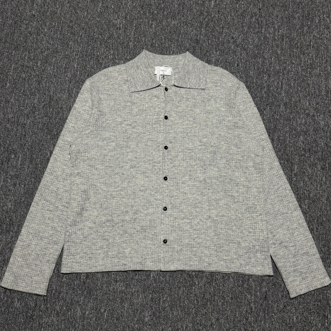 S# The Row 老钱风 羊毛混纺华夫格开衫外套 真正原版购回开发打版 高端零售专供 品质保证 100%放心出街 尺码：S M L (不系扣子可以不用考虑体重)-选品中心