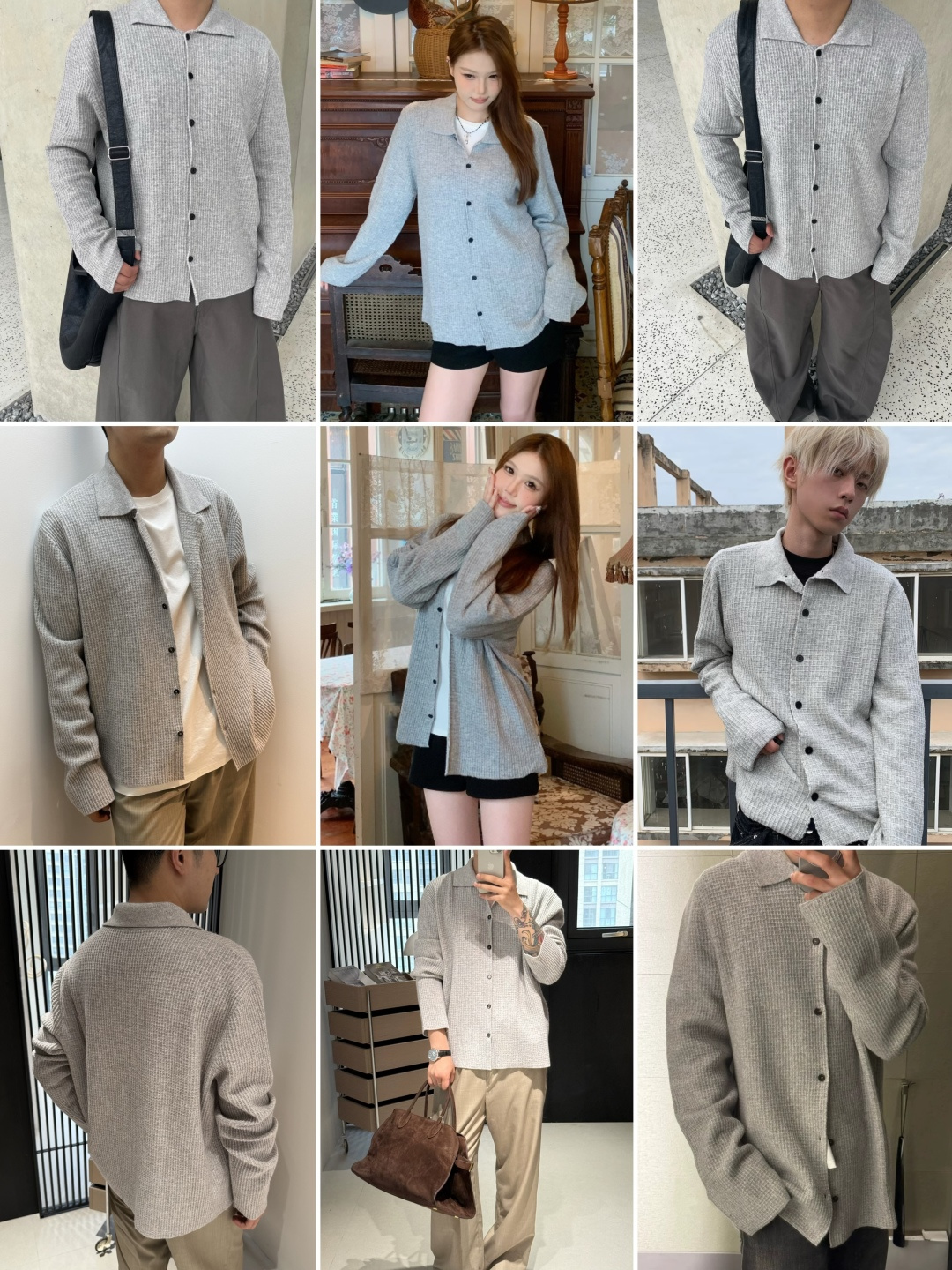 图片[7]-S# The Row 老钱风 羊毛混纺华夫格开衫外套 真正原版购回开发打版 高端零售专供 品质保证 100%放心出街 尺码：S M L (不系扣子可以不用考虑体重)-选品中心