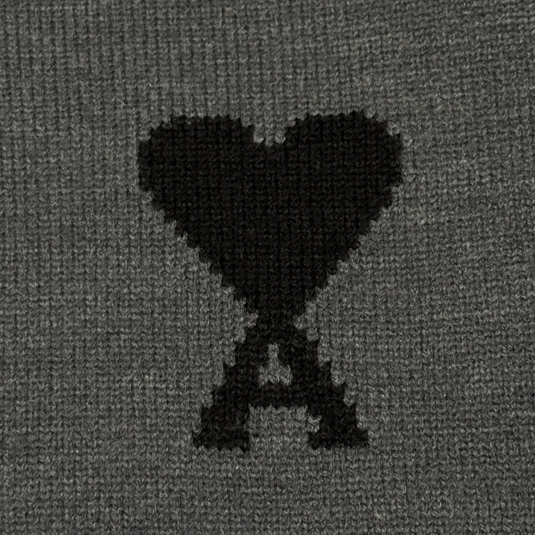 S# Ami 爱心POLO 毛衣 真正原版开发 高端零售专供 品质保证 100%放心出街 尺码:S M