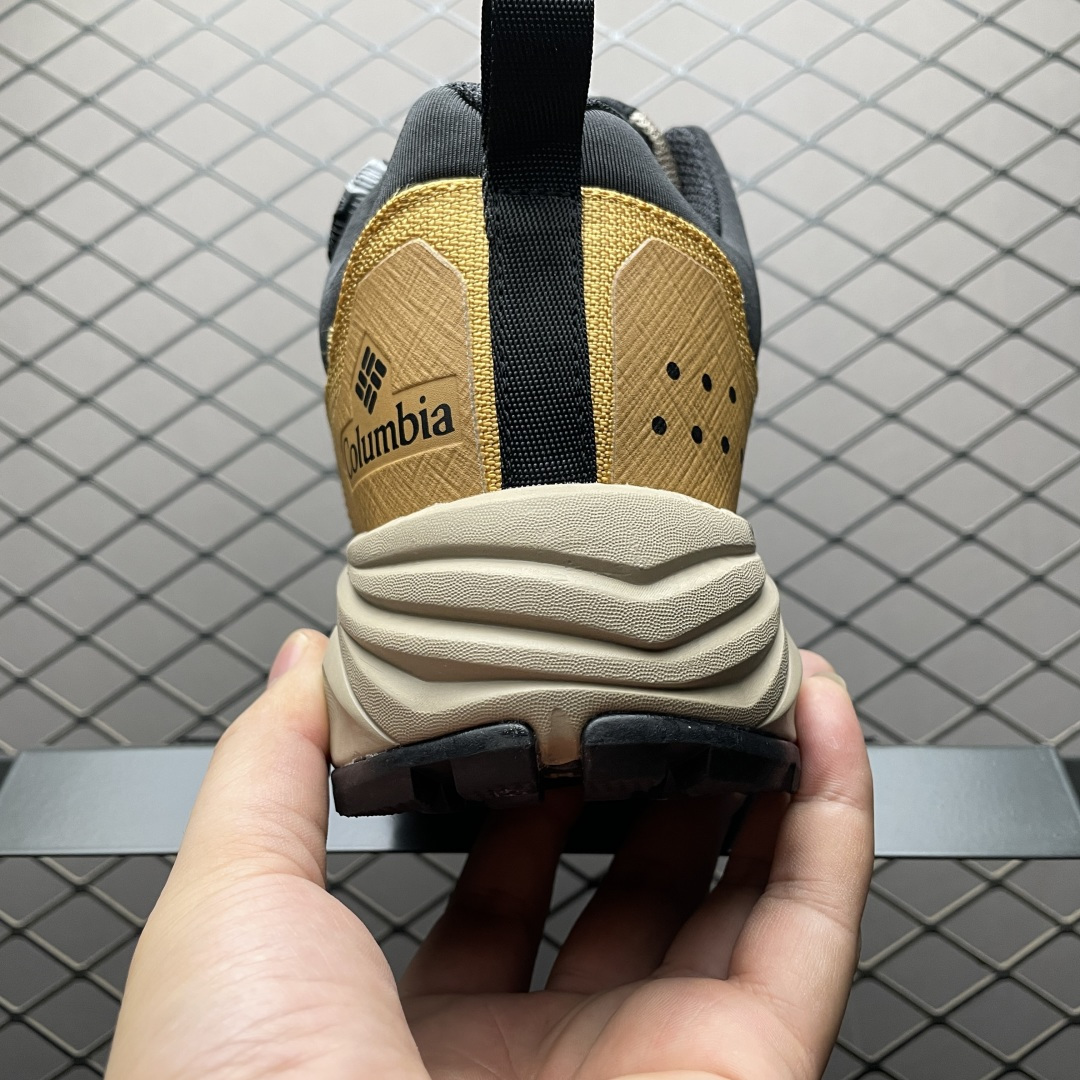 图片[2]-Columbia 哥伦比亚 户外登山鞋休闲鞋户外越野徒步鞋 9996 鞋面主体部分采用网状薄翼材质中底是大坡王最具特色的山形结构 鞋带采用 旋钮快速穿脱系统 鞋底采用Vibram Megagrip 大底，抓地耐磨，三角多向奇钉设计易于鞋底异物排出，助你轻松掌控各种野外地形 尺码：40 41 42 43 44 45-选品中心