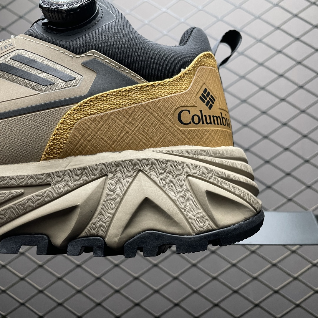 图片[4]-Columbia 哥伦比亚 户外登山鞋休闲鞋户外越野徒步鞋 9996 鞋面主体部分采用网状薄翼材质中底是大坡王最具特色的山形结构 鞋带采用 旋钮快速穿脱系统 鞋底采用Vibram Megagrip 大底，抓地耐磨，三角多向奇钉设计易于鞋底异物排出，助你轻松掌控各种野外地形 尺码：40 41 42 43 44 45-选品中心