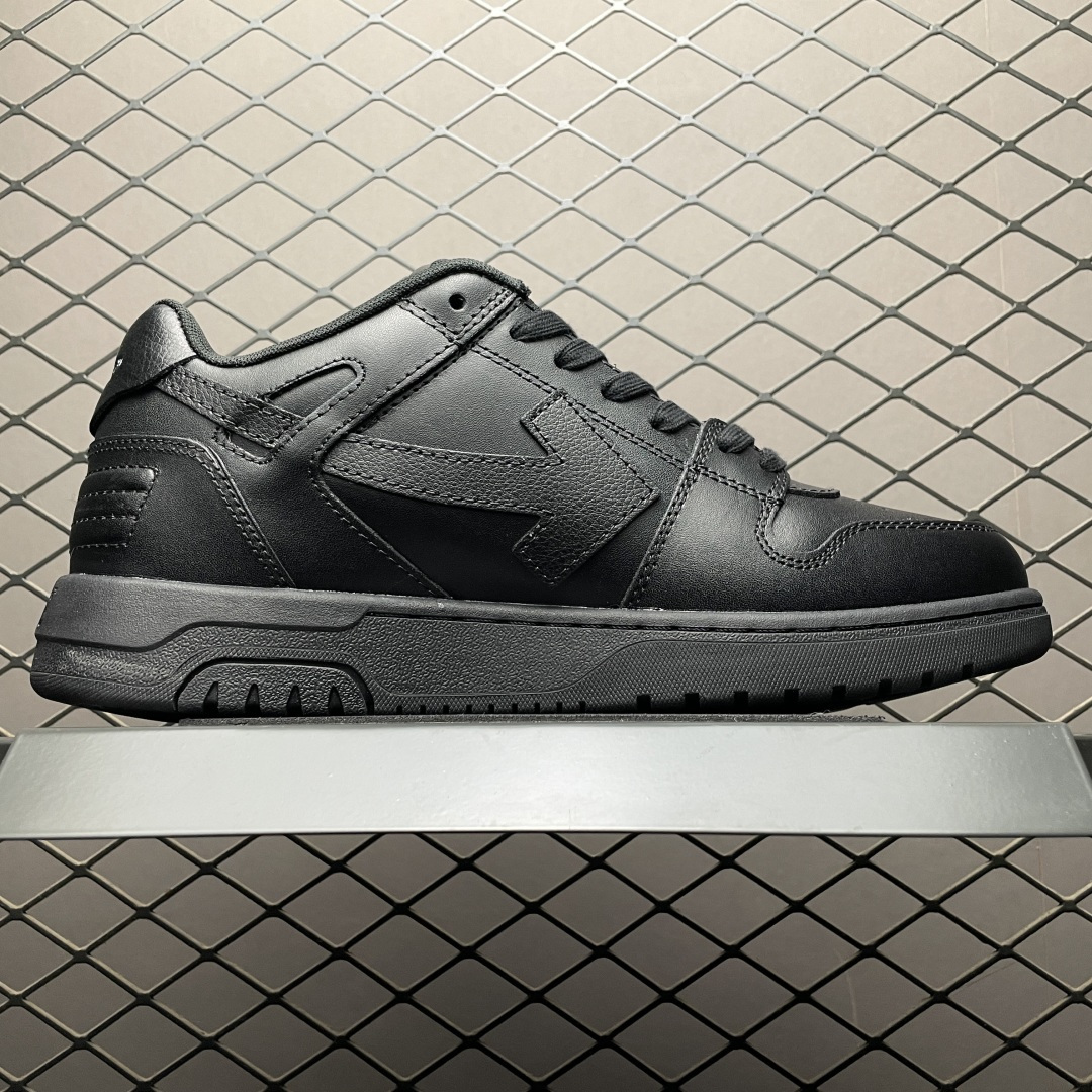 图片[3]-Off-White Out of Office 低帮复古休闲鞋 该款运动鞋单品有皮质制成饰有品牌标志性 Zip Tie束线带吊牌牌，侧面饰有Arrows图案，展现出品牌对街头风格的偏爱 尺码：36 37 38 39 40 41 42 43 44 45 46 47-选品中心