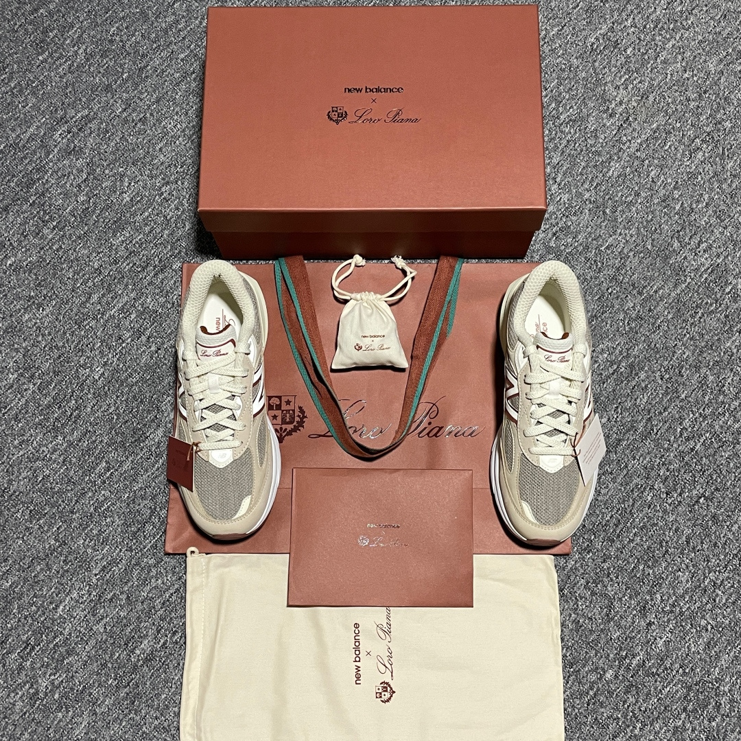 图片[8]-纯原 Loro Piano x New Balance 新百伦 U990LO6 LP联名款新百伦复古休闲跑步鞋 U990LP6 原鞋开发 新开独立私模大底 全网唯一正确组合大底 高端零售专供产物 尺码：36 37 37.5 38 38.5 39.5 40 40.5 41.5 42 42.5 43 44 44.5 45 45.5 46.5 47-选品中心