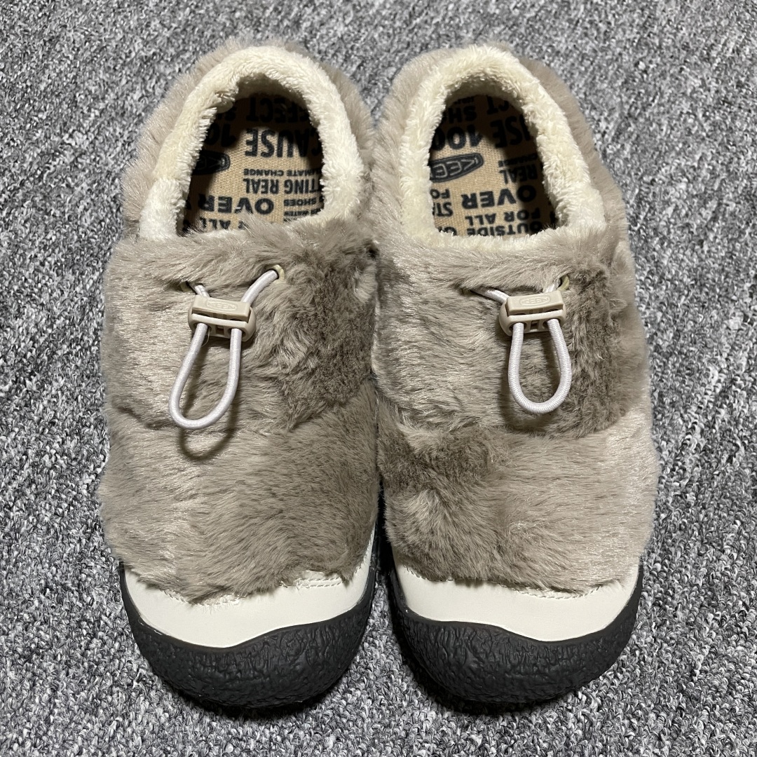 Keen 科恩 Howser III Slide 科恩秋冬毛毛休闲生活鞋 半拖鞋 尺码：35.5 36 