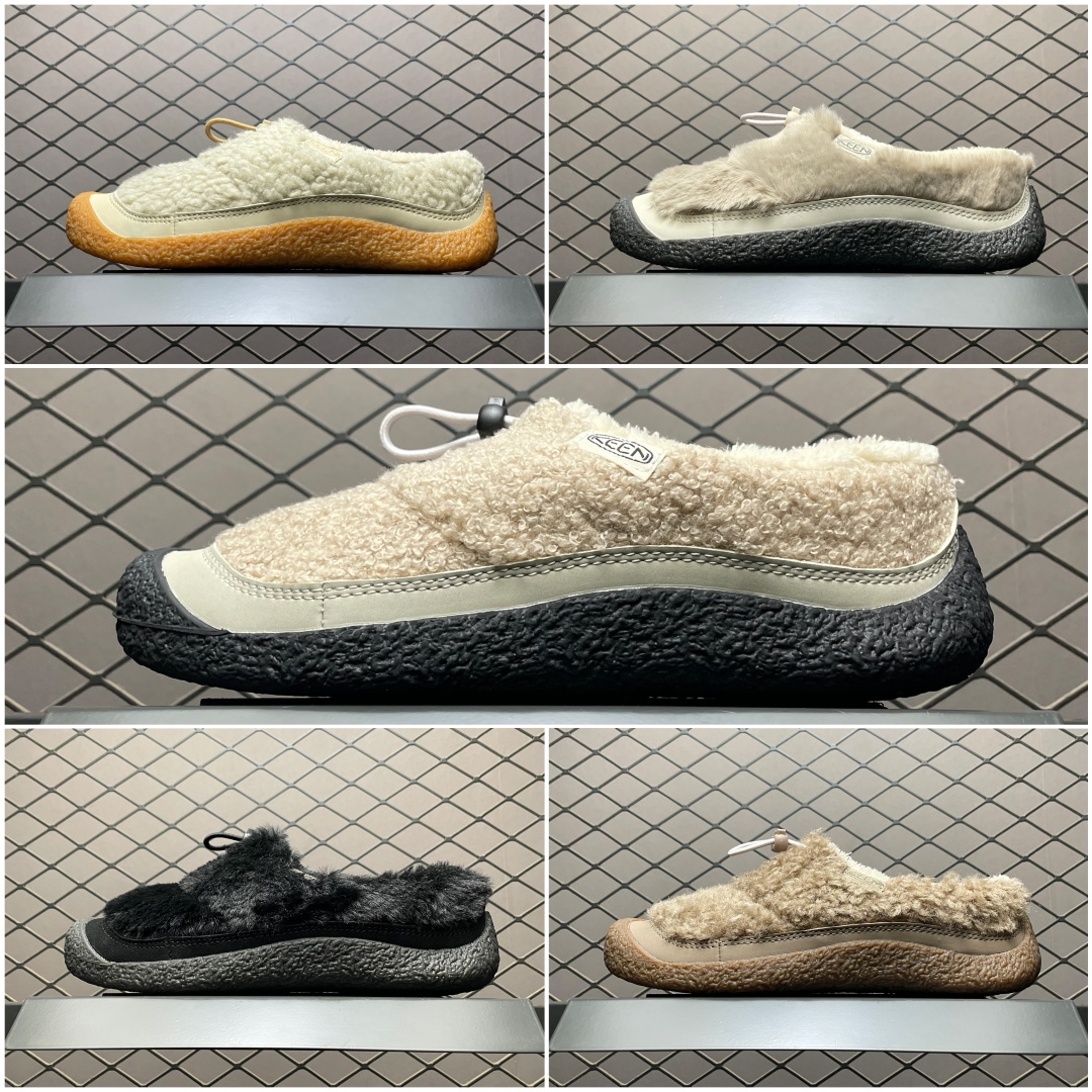 Keen 科恩 Howser III Slide 科恩秋冬毛毛休闲生活鞋 半拖鞋 尺码：35.5 36 