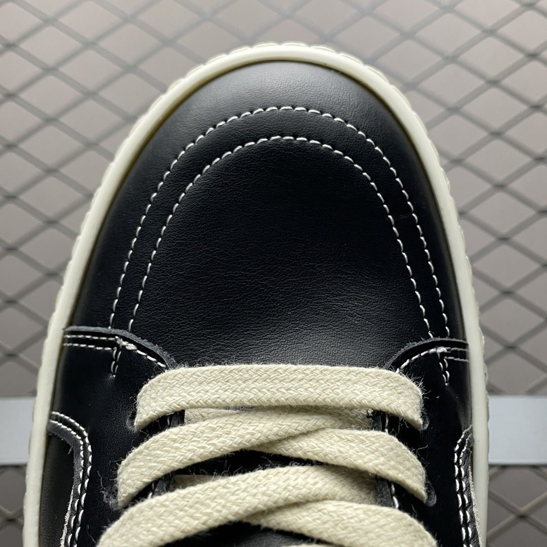 图片[7]-Rickowens 瑞克 欧文斯 高街 高帮休闲板鞋 独家私模大底 定制头层牛皮 针车间距都是极致还原 一比一规格礼盒装 重达3斤以上 外加定制欧文斯保护盒 全套包装及配件 高端零售专供品质 区别市场货 纯手工打造 每一只都是独一无二 有手工质感的味道 尺码：36 37 38 39 40 41 42 43 44 45 46-选品中心