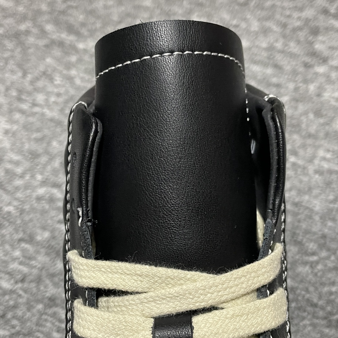 图片[9]-Rickowens 瑞克 欧文斯 高街 高帮休闲板鞋 独家私模大底 定制头层牛皮 针车间距都是极致还原 一比一规格礼盒装 重达3斤以上 外加定制欧文斯保护盒 全套包装及配件 高端零售专供品质 区别市场货 纯手工打造 每一只都是独一无二 有手工质感的味道 尺码：36 37 38 39 40 41 42 43 44 45 46-选品中心