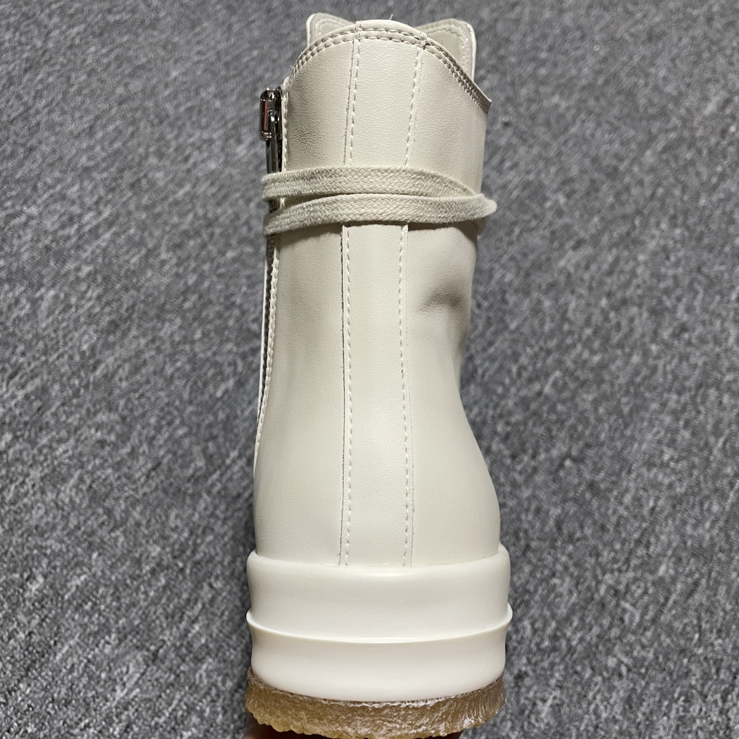 图片[8]-Rickowens 瑞克 欧文斯 厚底高街休闲板鞋 独家私模大底 定制头层牛皮 针车间距都是极致还原 一比一规格礼盒装 重达3斤以上 外加定制欧文斯保护盒 全套包装及配件 高端零售专供品质 区别市场货 纯手工打造 每一只都是独一无二 有手工质感的味道 尺码：36 37 38 39 40 41 42 43 44 45 46-选品中心