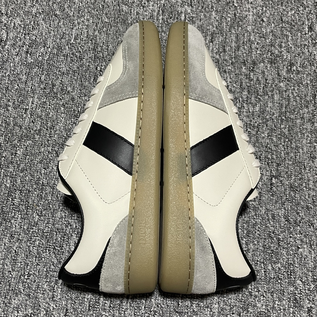 图片[2]-Dior 迪奥 B01 老钱风 低帮休闲板鞋 海淘代购同渠道品质 原版购入开发 私模大底 进口牛皮鞋面（内里胎牛皮）打造 高端零售 外贸充正专供 ZP级全套包装 完美楦型 正确卡色 质感媲美原版 细节与原版一致 请注意区分市面通货材 尺码：38 39 40 41 42 43 44 45 46-选品中心