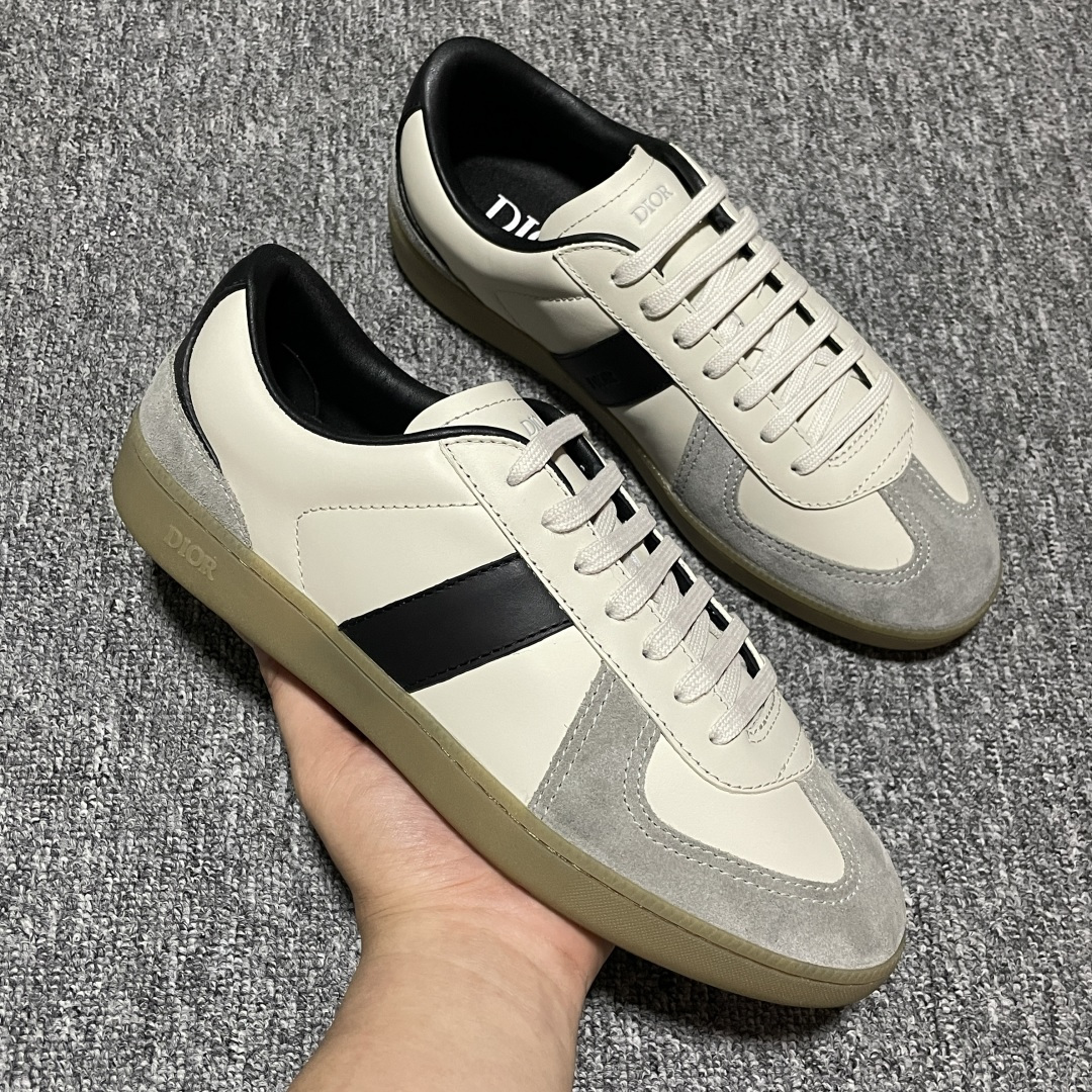图片[6]-Dior 迪奥 B01 老钱风 低帮休闲板鞋 海淘代购同渠道品质 原版购入开发 私模大底 进口牛皮鞋面（内里胎牛皮）打造 高端零售 外贸充正专供 ZP级全套包装 完美楦型 正确卡色 质感媲美原版 细节与原版一致 请注意区分市面通货材 尺码：38 39 40 41 42 43 44 45 46-选品中心