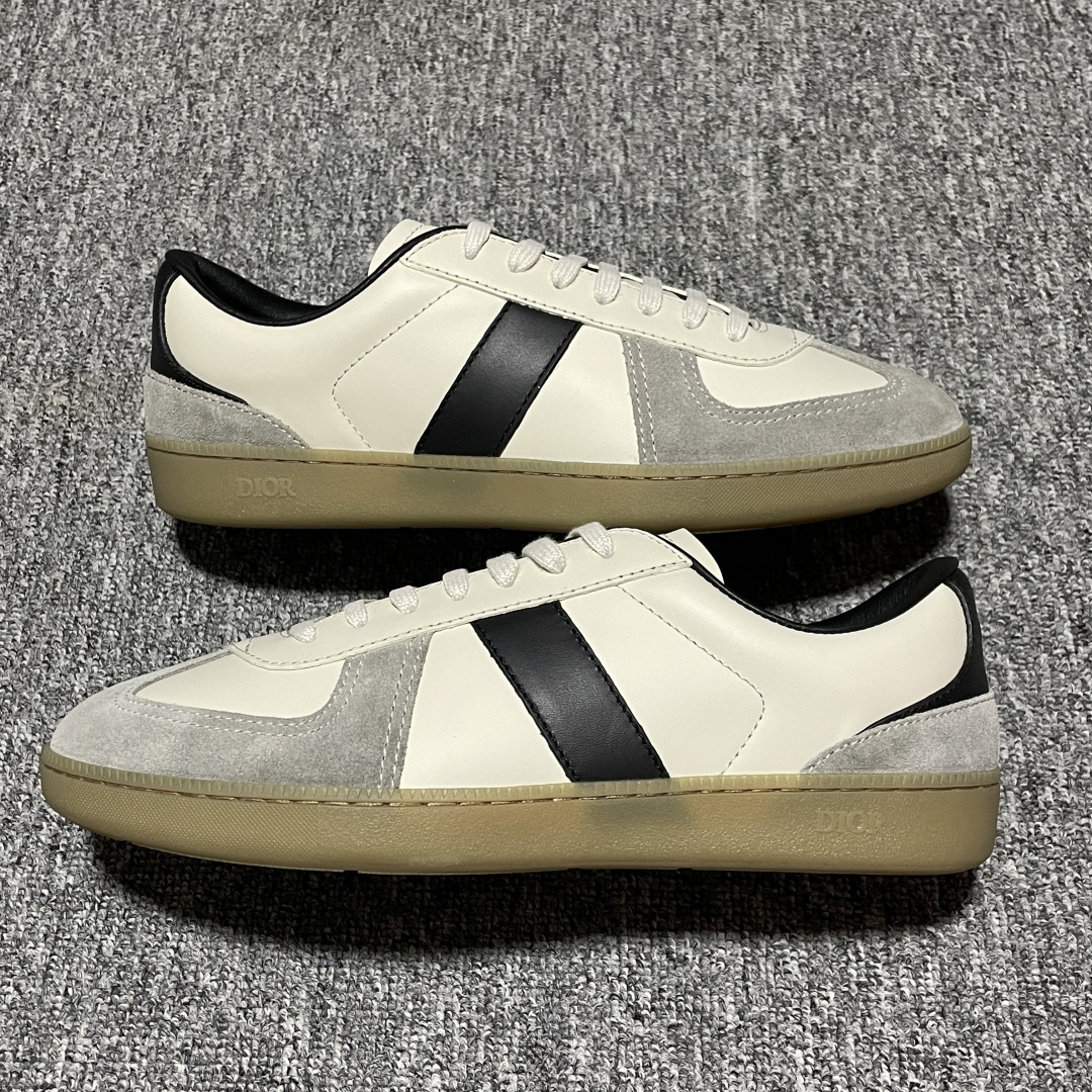 图片[5]-Dior 迪奥 B01 老钱风 低帮休闲板鞋 海淘代购同渠道品质 原版购入开发 私模大底 进口牛皮鞋面（内里胎牛皮）打造 高端零售 外贸充正专供 ZP级全套包装 完美楦型 正确卡色 质感媲美原版 细节与原版一致 请注意区分市面通货材 尺码：38 39 40 41 42 43 44 45 46-选品中心