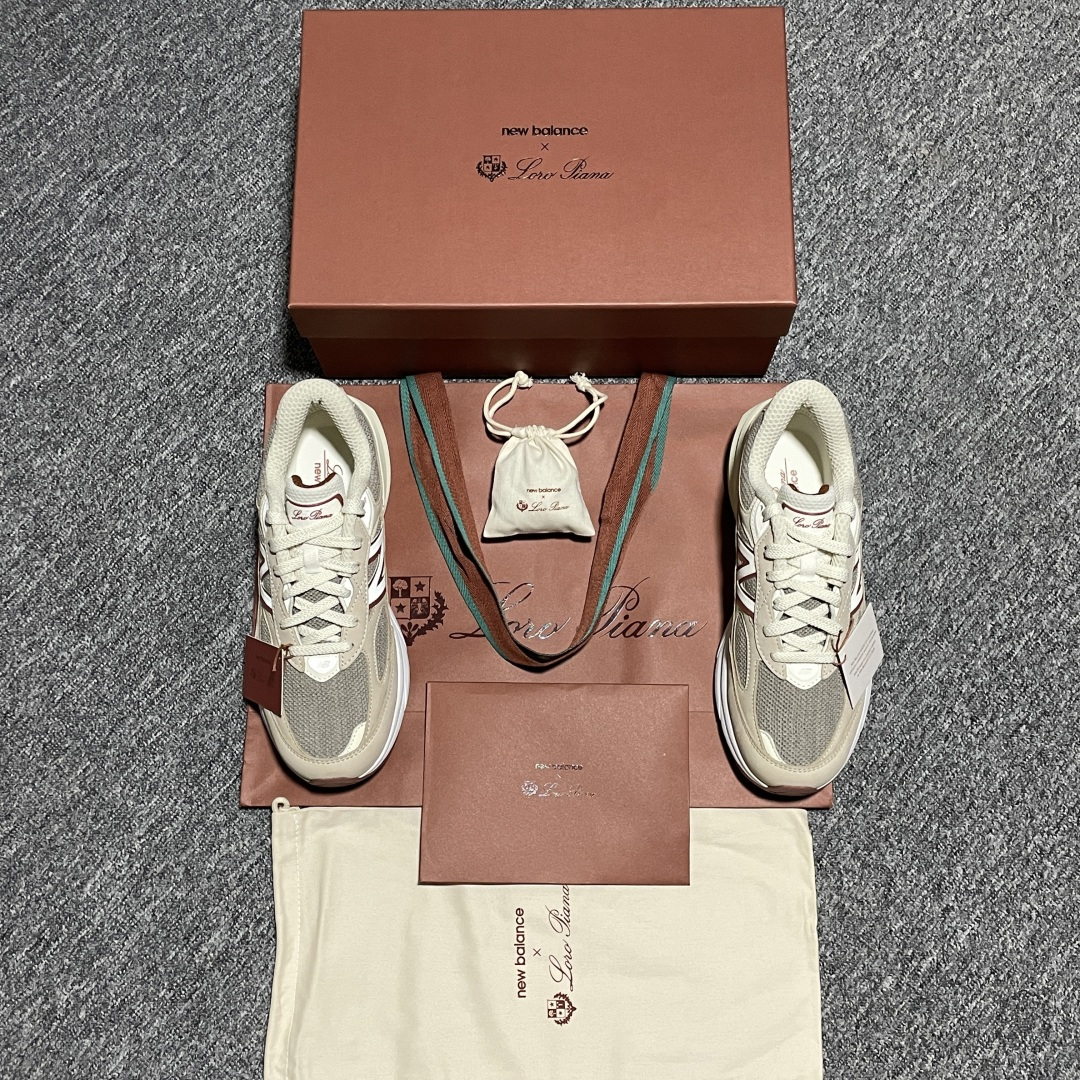 图片[8]-纯原 Loro Piano x New Balance 新百伦 U990LO6 LP联名款新百伦复古休闲跑步鞋 U990LP6 原鞋开发 新开独立私模大底 全网唯一正确组合大底 高端零售专供产物 尺码：36 37 37.5 38 38.5 39.5 40 40.5 41.5 42 42.5 43 44 44.5 45 45.5 46.5 47-选品中心