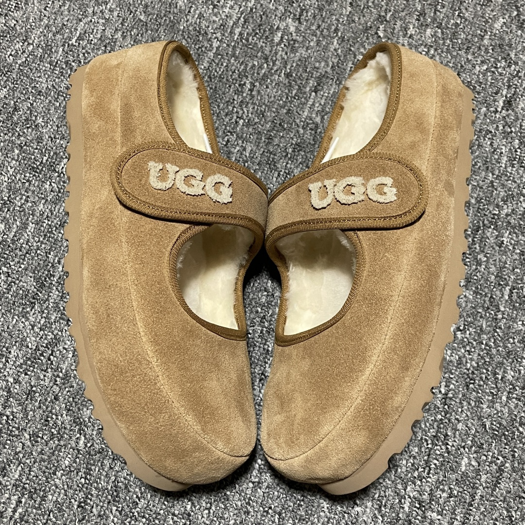 图片[5]-UGG 牙刷绣羊毛玛丽珍2.0版本 爆款回归 奶呼呼又软糯糯的冬日感 选它准没错 088-1 定制牛反绒搭配澳洲美利奴羊毛 内置增高水台隐形增高4厘米 质感超棒 穿脱很随意 尺码： 35 36 37 38 39 40-选品中心