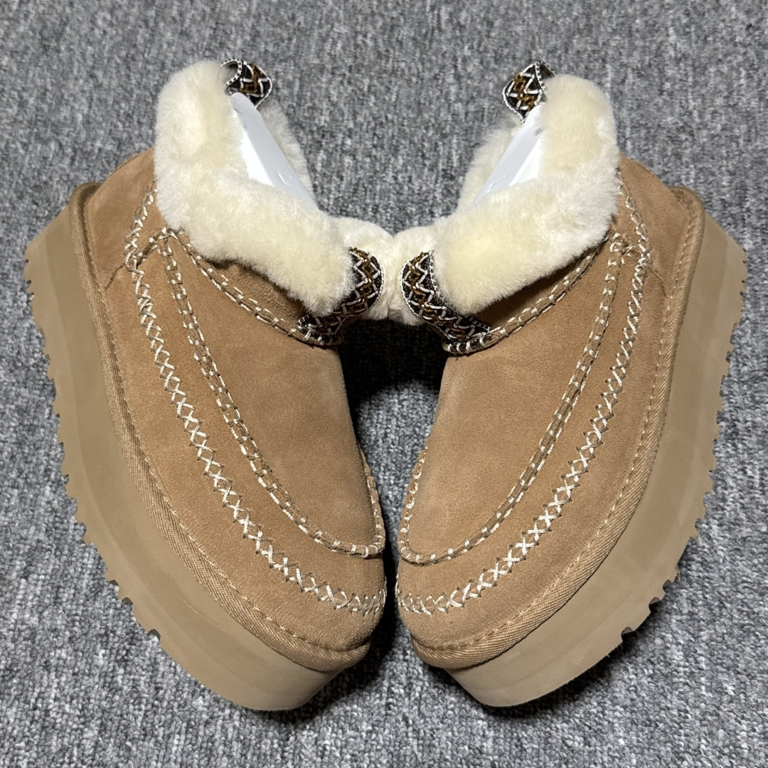 图片[3]-平台外贸专供 UGG Tazz Maxi Tasman 女士雪地靴 1158224 十年品牌制鞋代工厂生产线出品 注重每一处细节 隆丰A级真羊皮毛一体 完全遵循ZP工艺流程打造 尺码：35 36 37 38 39 40-选品中心