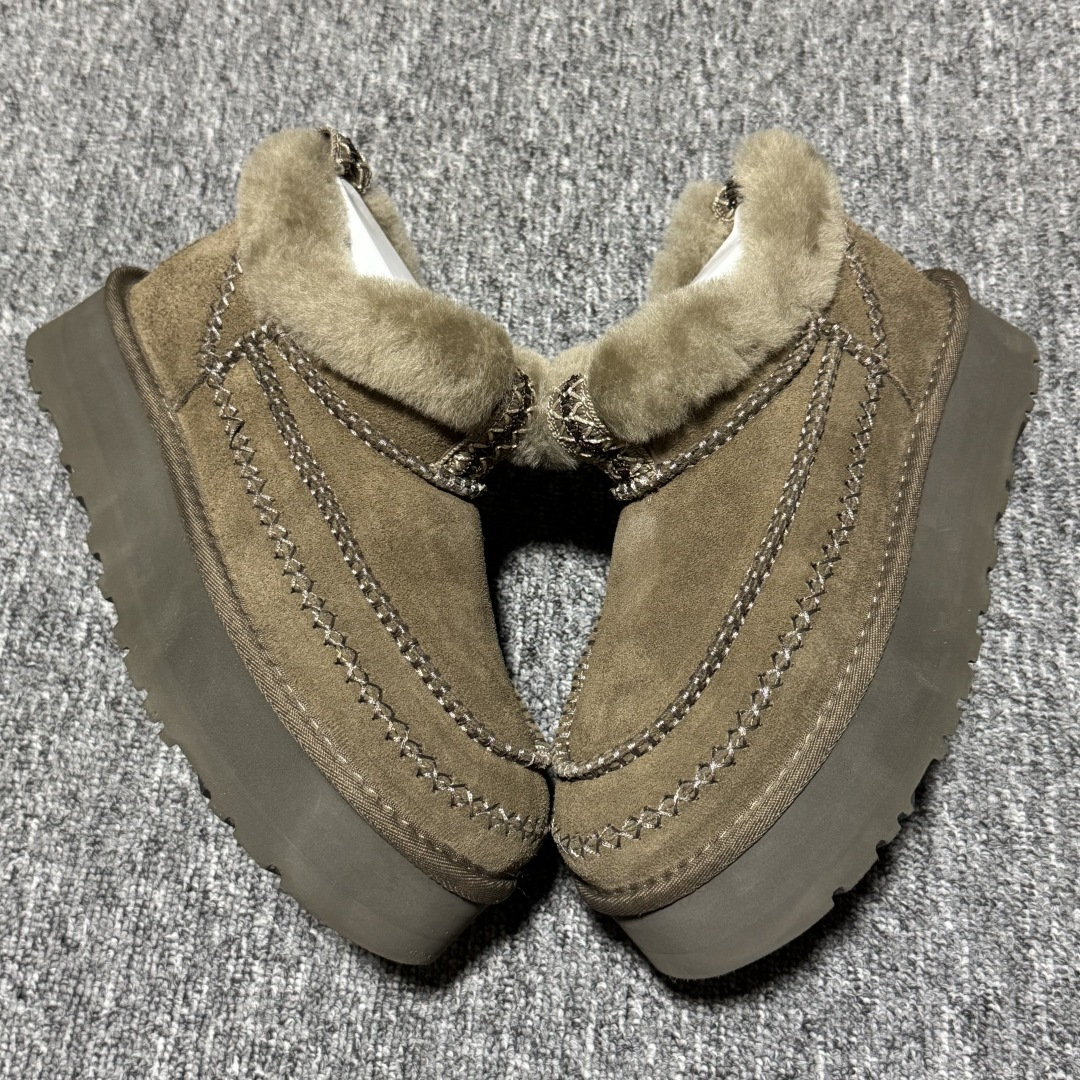 图片[6]-平台外贸专供 UGG Tazz Maxi Tasman 女士雪地靴 1158224 十年品牌制鞋代工厂生产线出品 注重每一处细节 隆丰A级真羊皮毛一体 完全遵循ZP工艺流程打造 尺码：35 36 37 38 39 40-选品中心