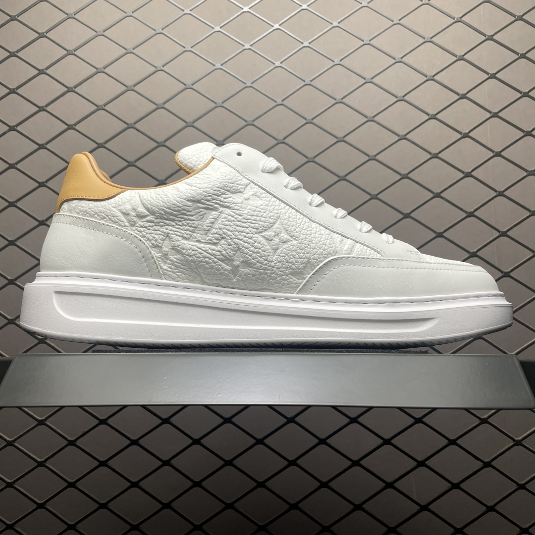 图片[3]-Louis Vuitton LV 路易威登 Beverly Hills 低帮休闲板鞋 海淘代购同渠道品质 高端零售 外贸充正专供 原版购入开发 ZP级全套包装 完美楦型 正确卡色 大底TPU 质感媲美原版 细节与原版一致 请注意区分市面通货材 尺码：38 39 40 41 42 43 44 45 46-选品中心